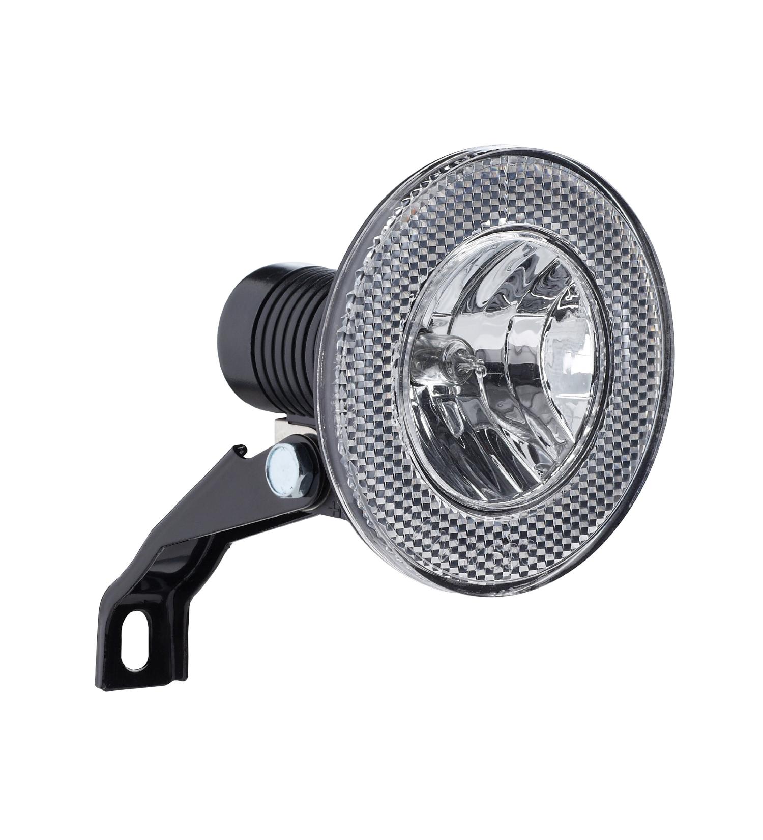 B chel Road -Lite I Bicycle light at the front with switch and cable I Dynamo operation possible I StVZO approval I 10 LUX I including bracket - bicycle lamp front bicycle headlights