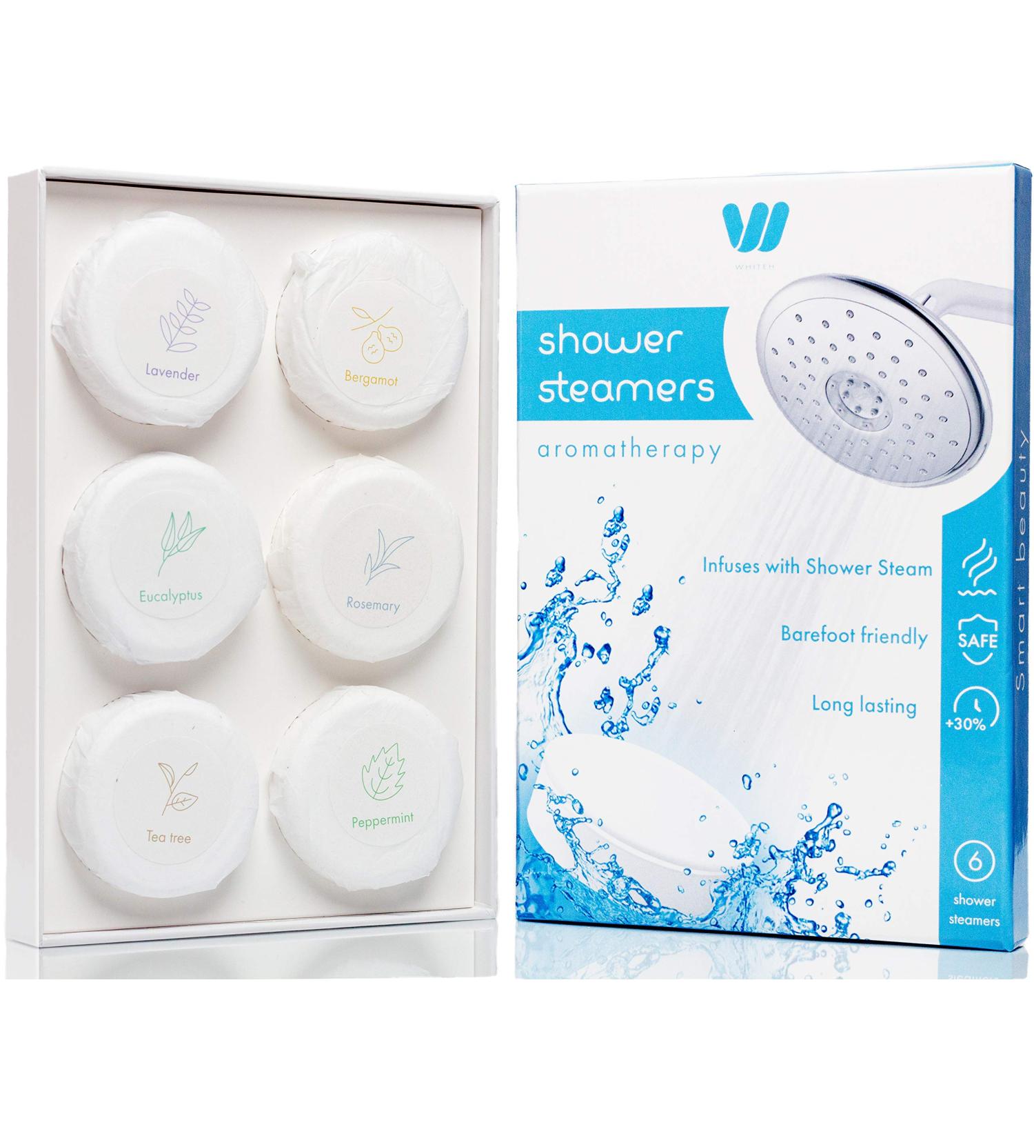 Organic Shower Steamers Set - Eco-Friendly, Natural Essential Oils for Home Spa - Vaporizing Tablets for Shower - Perfect Gift Set for Mom and Wife - Buy Online on GoSupps.com