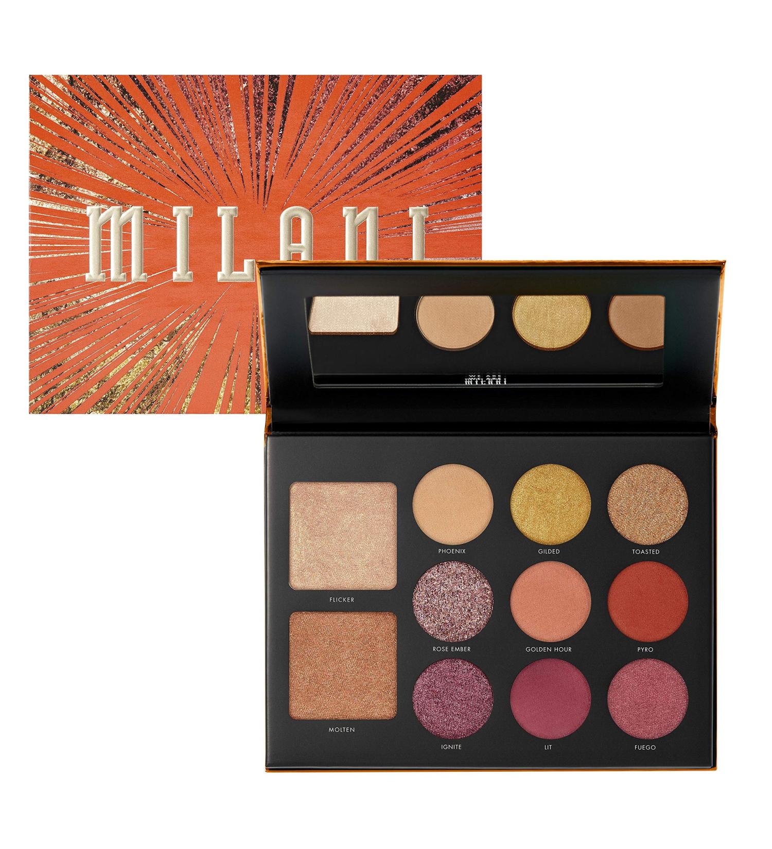 Milani Gilded Ember 2-in-1 Face Highlighter and Eyeshadow Palette - Buy Online on GoSupps.com