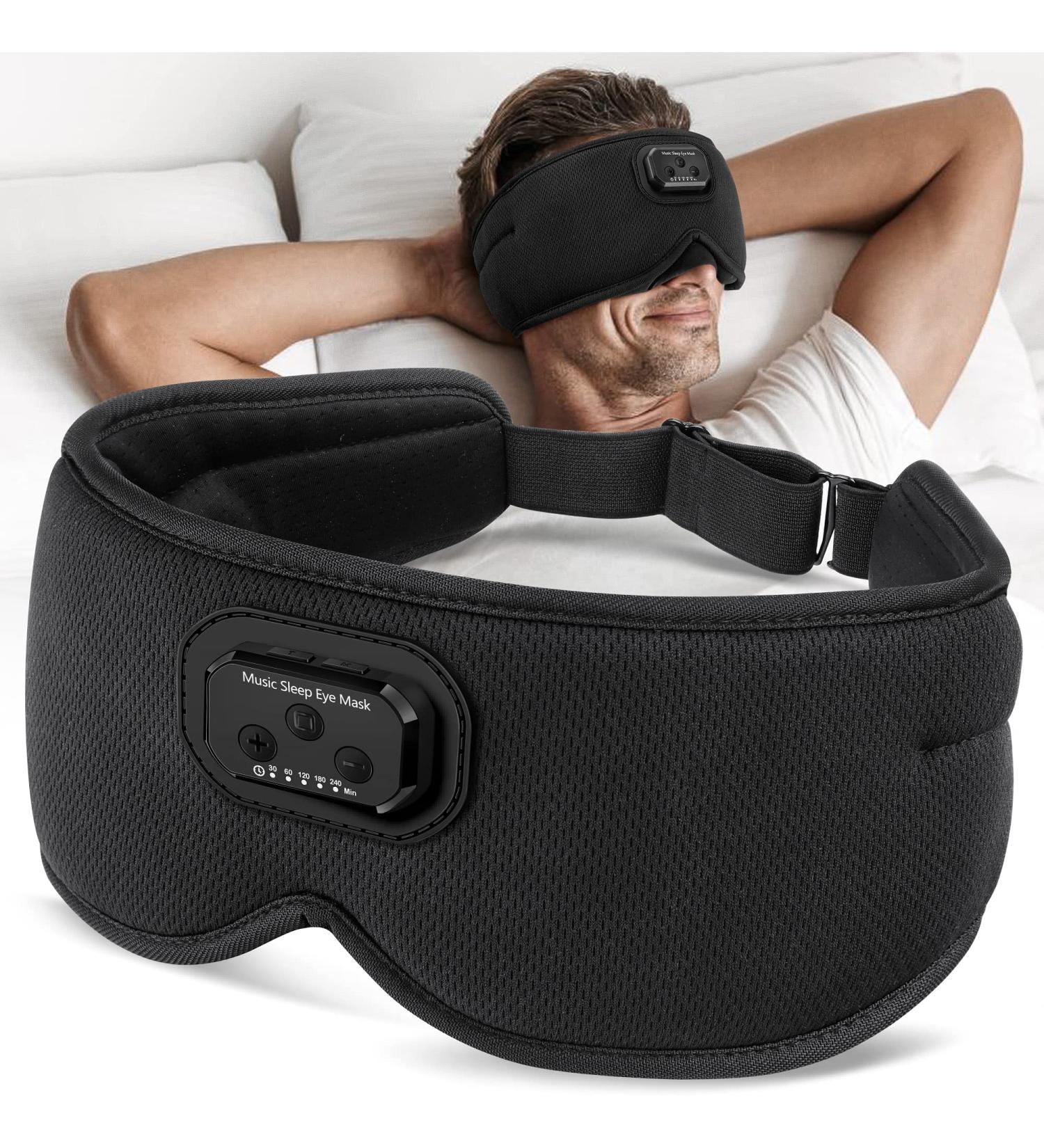 Flashmen 3D Bluetooth Sleep Mask with White Noise Timer and Bluetooth Headphones - Buy Online on GoSupps.com