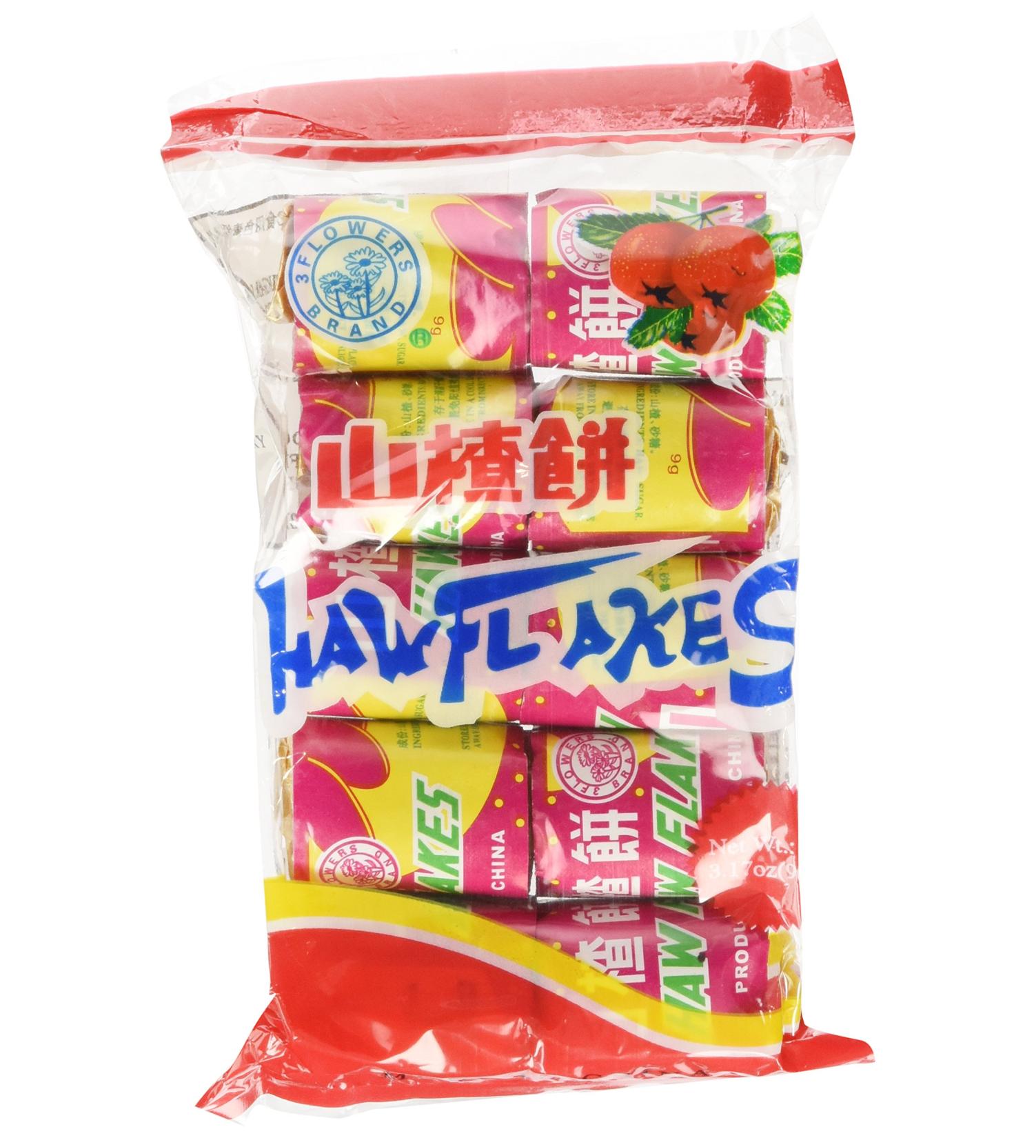 Haw Flakes 3.18 Oz / 90 G (Pack of 3) - Delicious Fruit Snack - 3.18 Ounce (Pack of 3) - Buy Now! - Buy Online on GoSupps.com