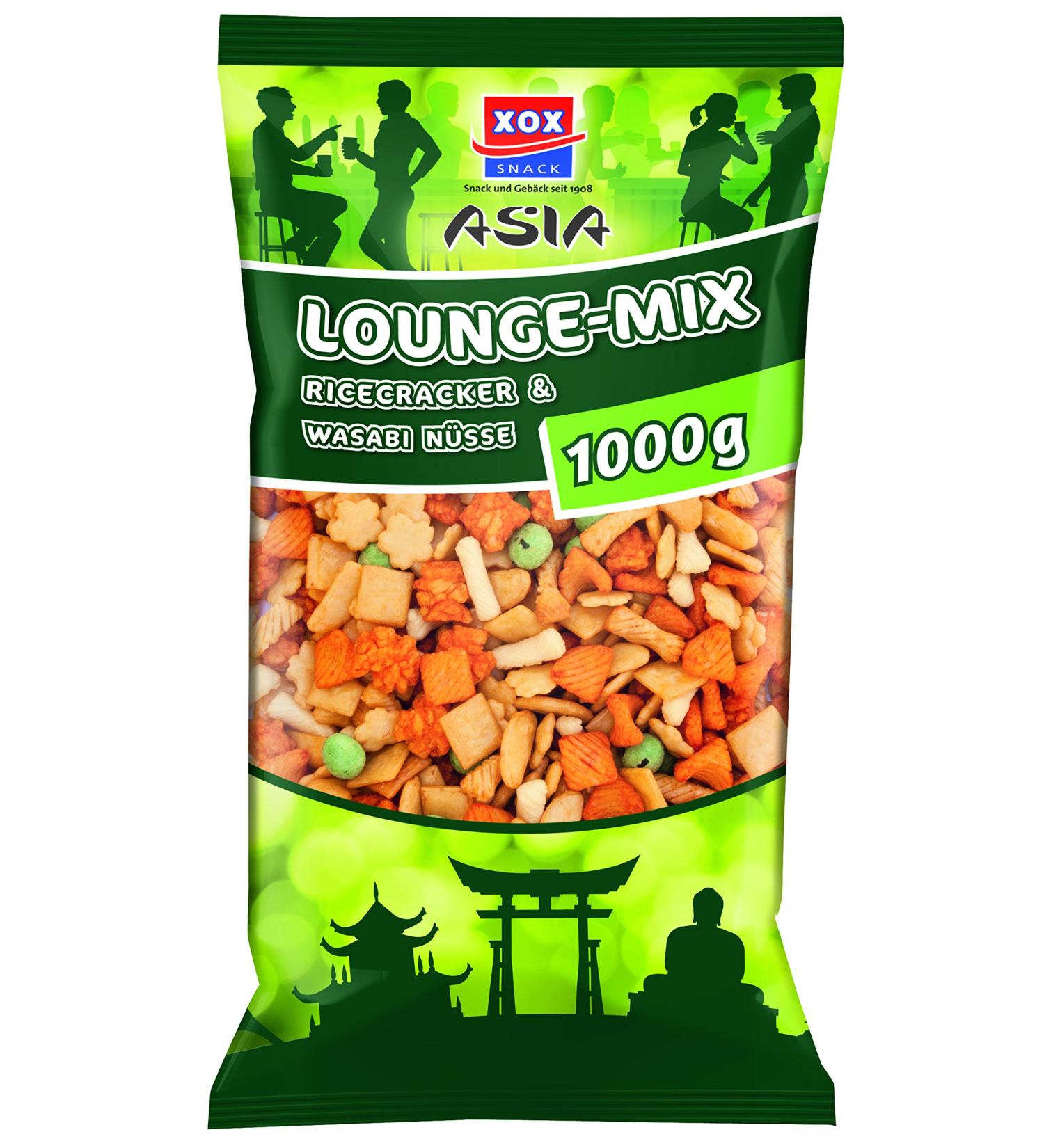 Buy XOX Asia Lounge Mix 1000g - Authentic Asian Snack Fast International Shipping - Buy Online on GoSupps.com