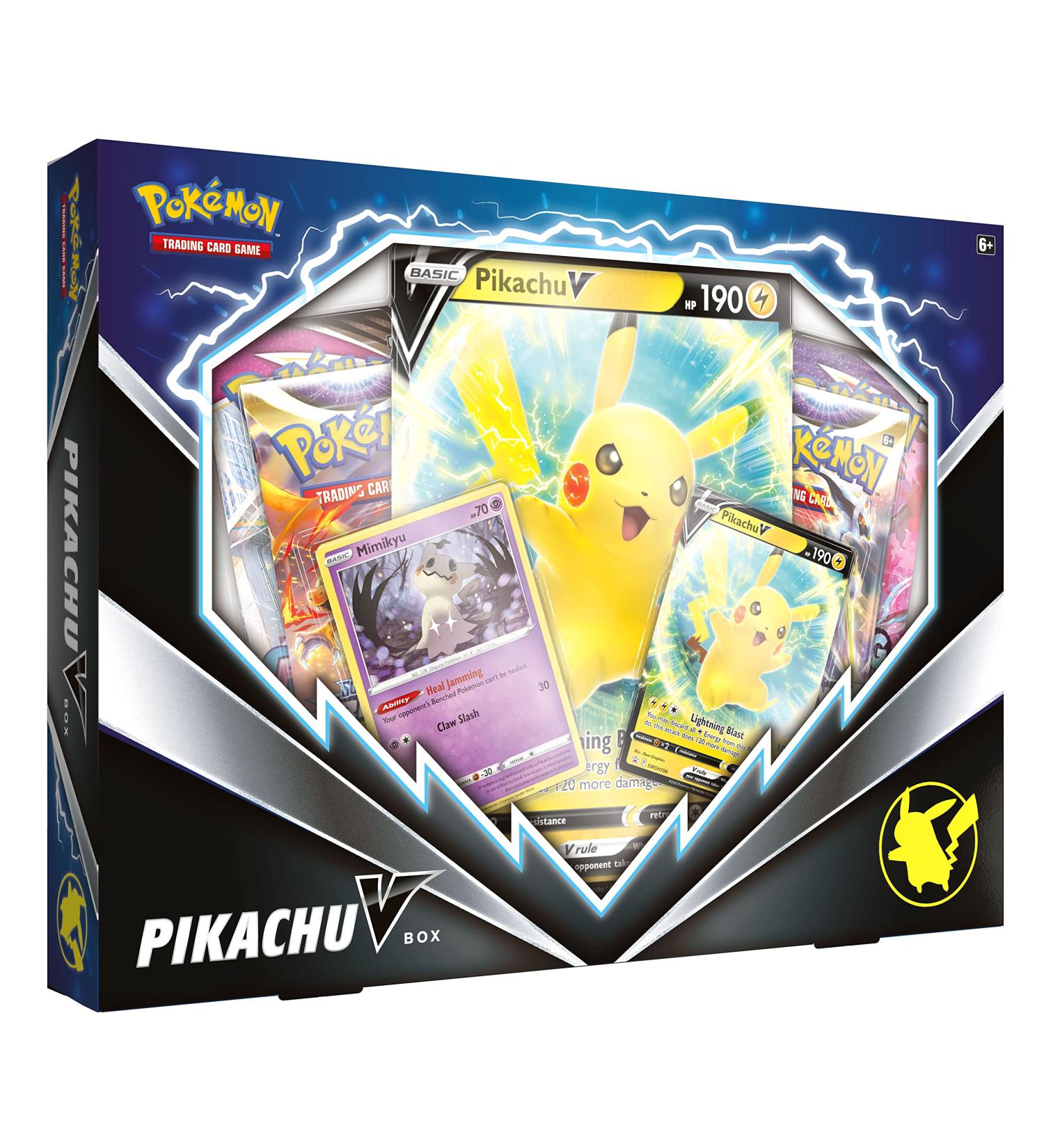 Pokemon TCG Pikachu V Box - Premium Trading Card Game Set - Buy Online on GoSupps.com