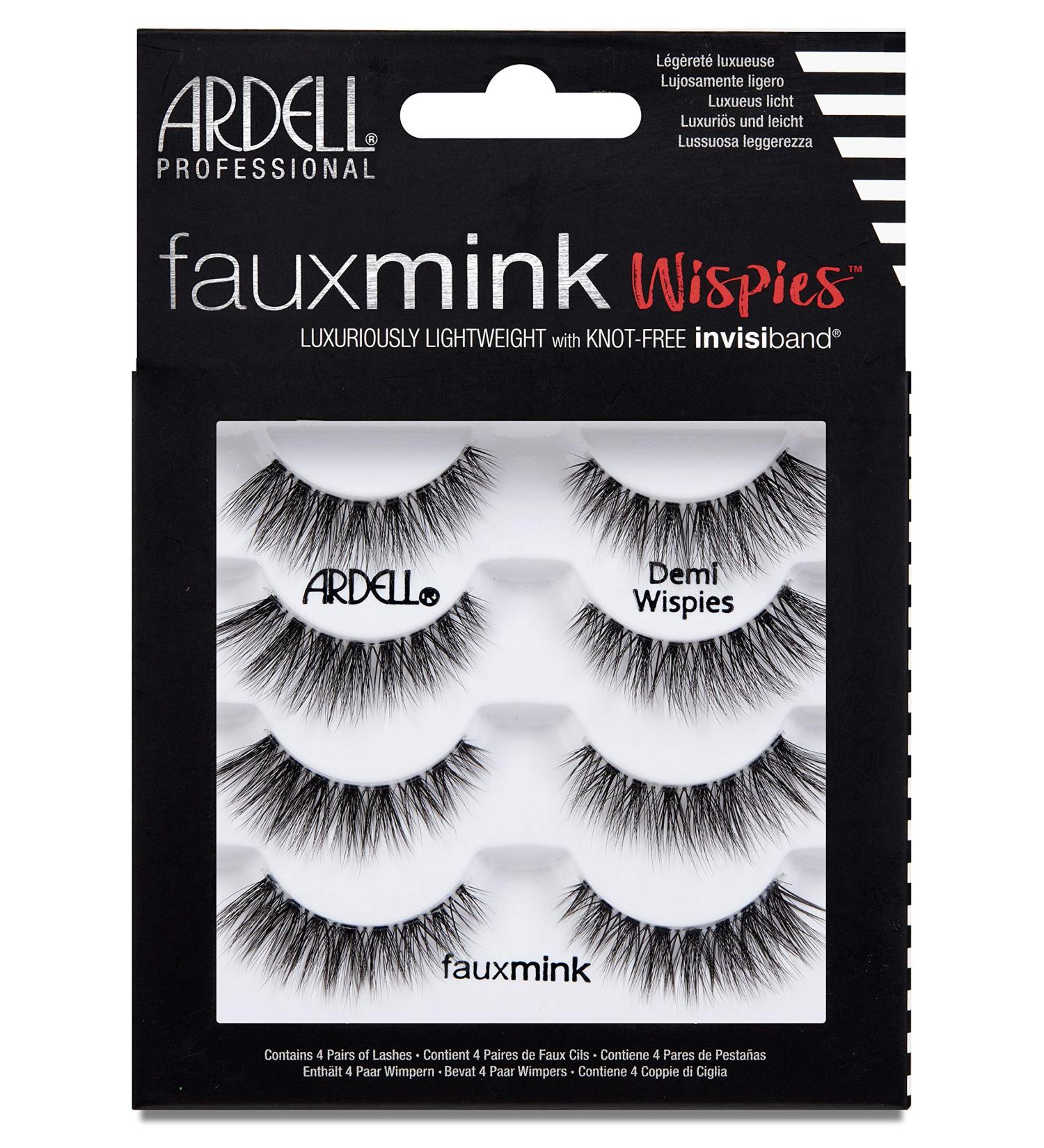 Ardell Faux Mink Demi Wispies - 4 Pairs Multipack | Luxurious False Lashes - Buy Online on GoSupps.com