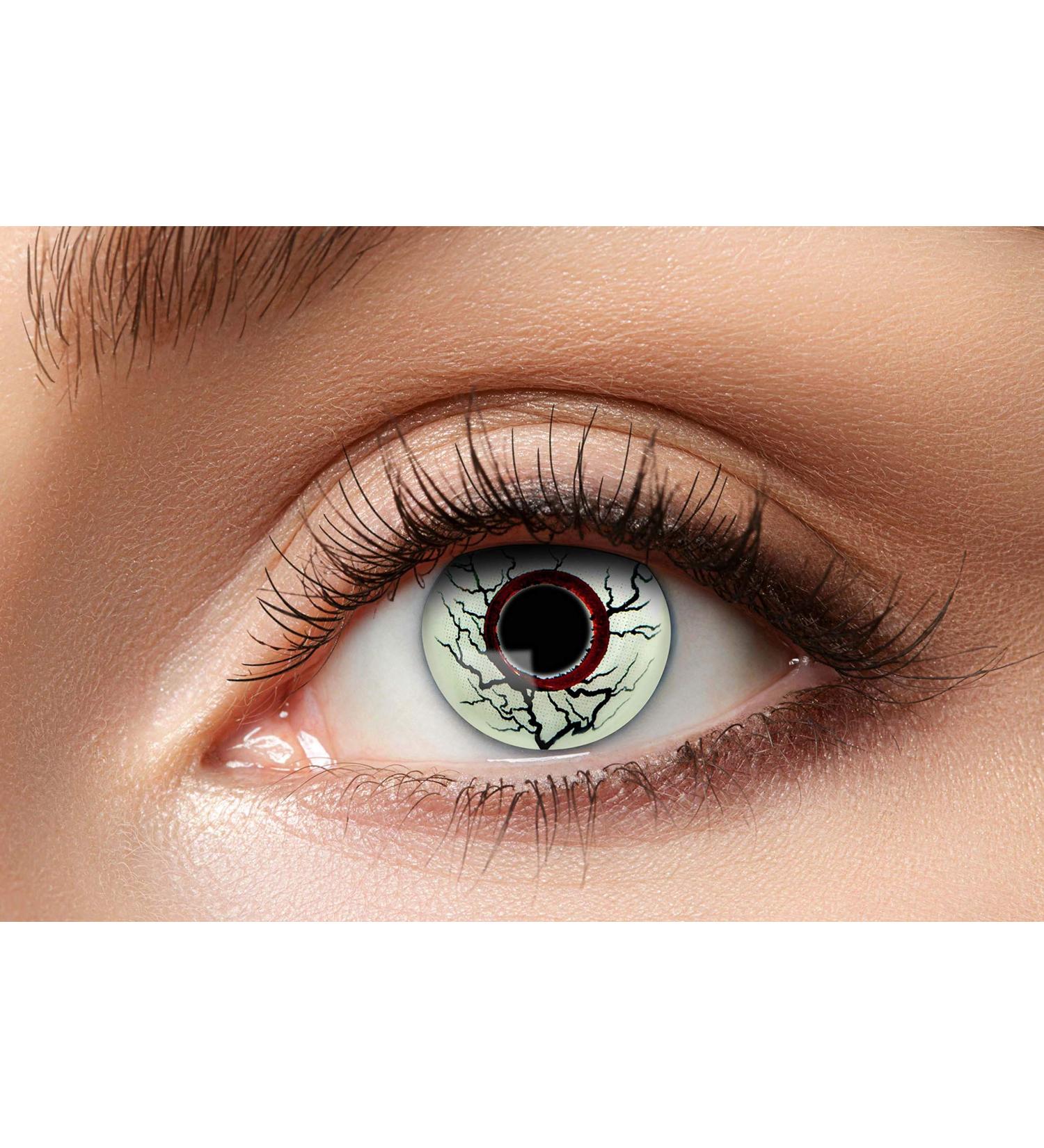 Buy Eyecatcher 84115141.977 Colored Contact Lenses - 12 Month Wear Black & White for Carnival & Halloween - Shop Internationally - Buy Online on GoSupps.com