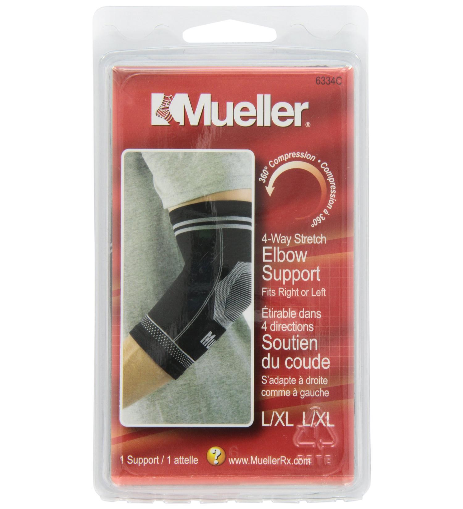 Mueller Stretch Elbow Supports - Latex-Free with Gel Inserts | International Shipping Available - Buy Online on GoSupps.com