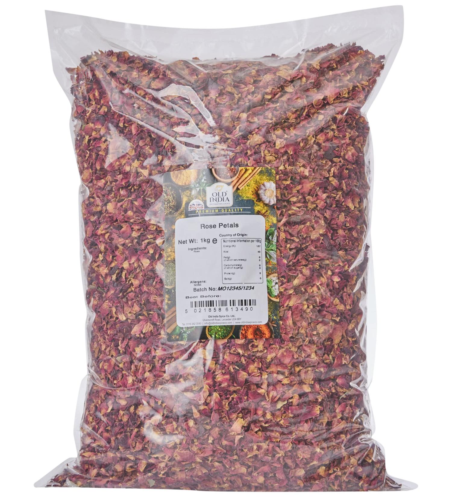 Old India Rose Petals 1kg 1 kg - Buy Online on GoSupps.com