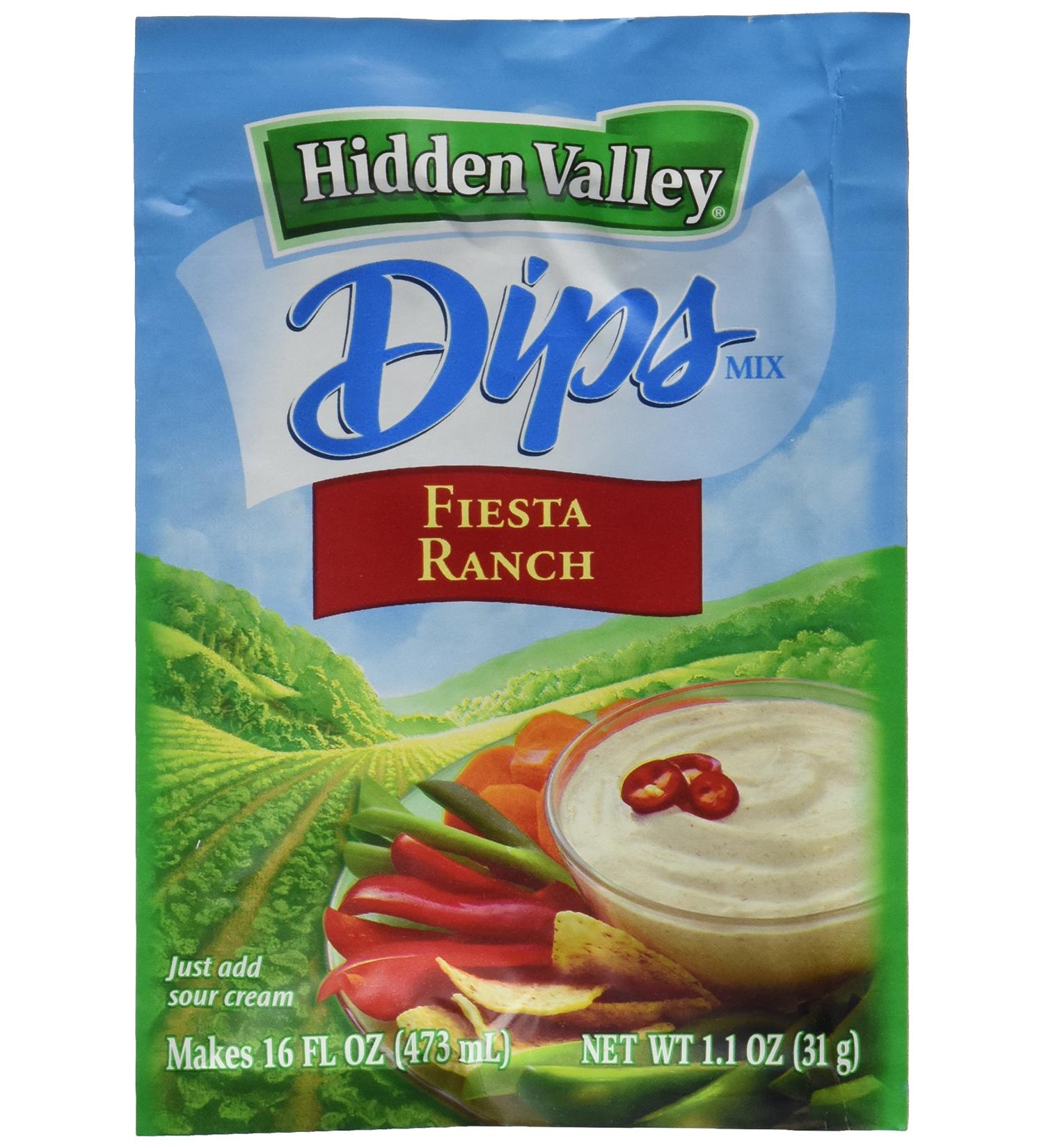 Buy 4x Hidden Valley Fiesta Ranch Dip Mix - Authentic USA Flavor for Delicious Dips | International Shipping Available - Buy Online on GoSupps.com