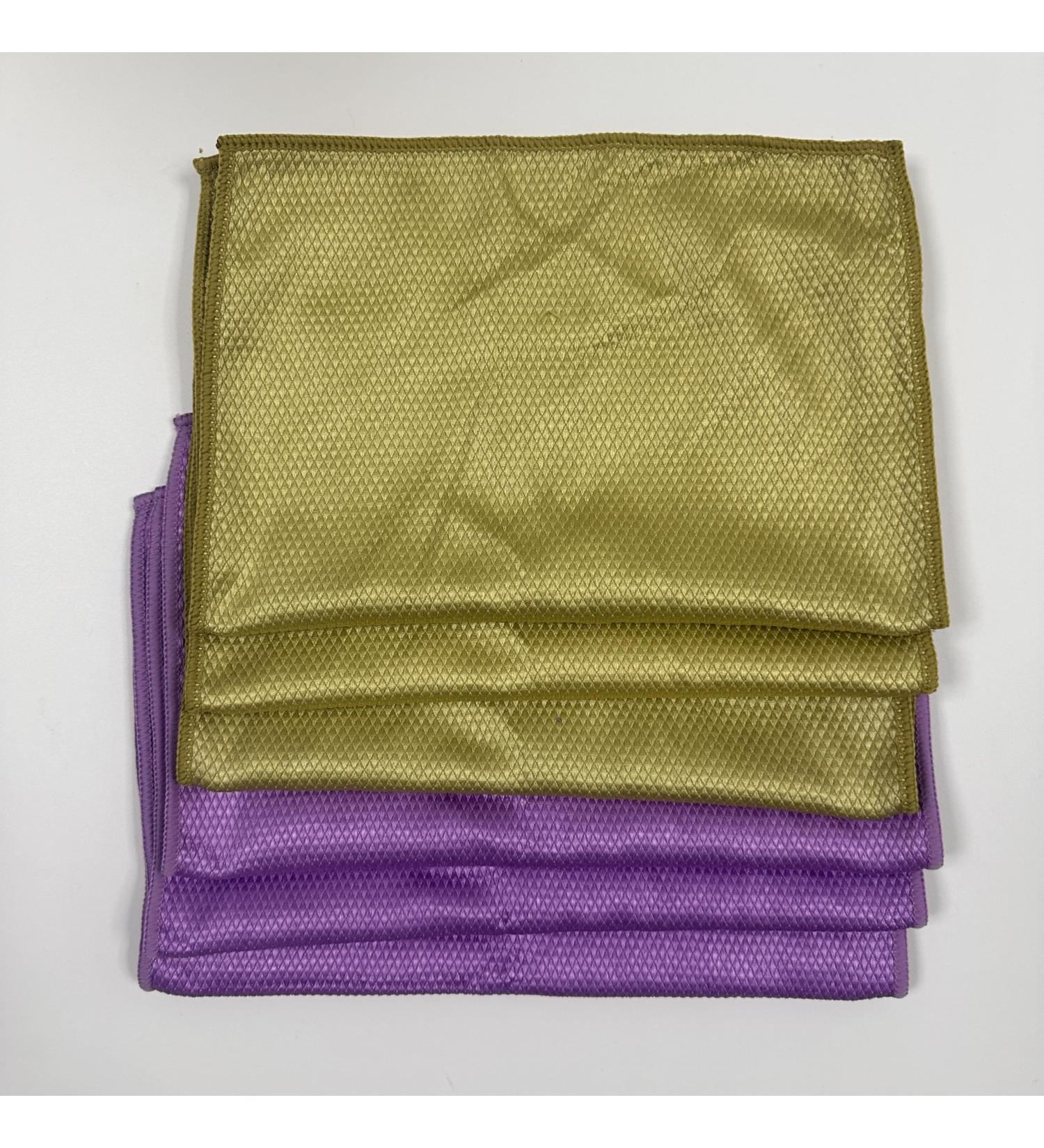 TiLegen 6 Pack Dishcloths Reusable Dish Cleaning Cloths for Kitchen Dish Rags Washing Wips Dish Towel Washing Cleaning Cloth Apple Green & Purple - Buy Online on GoSupps.com