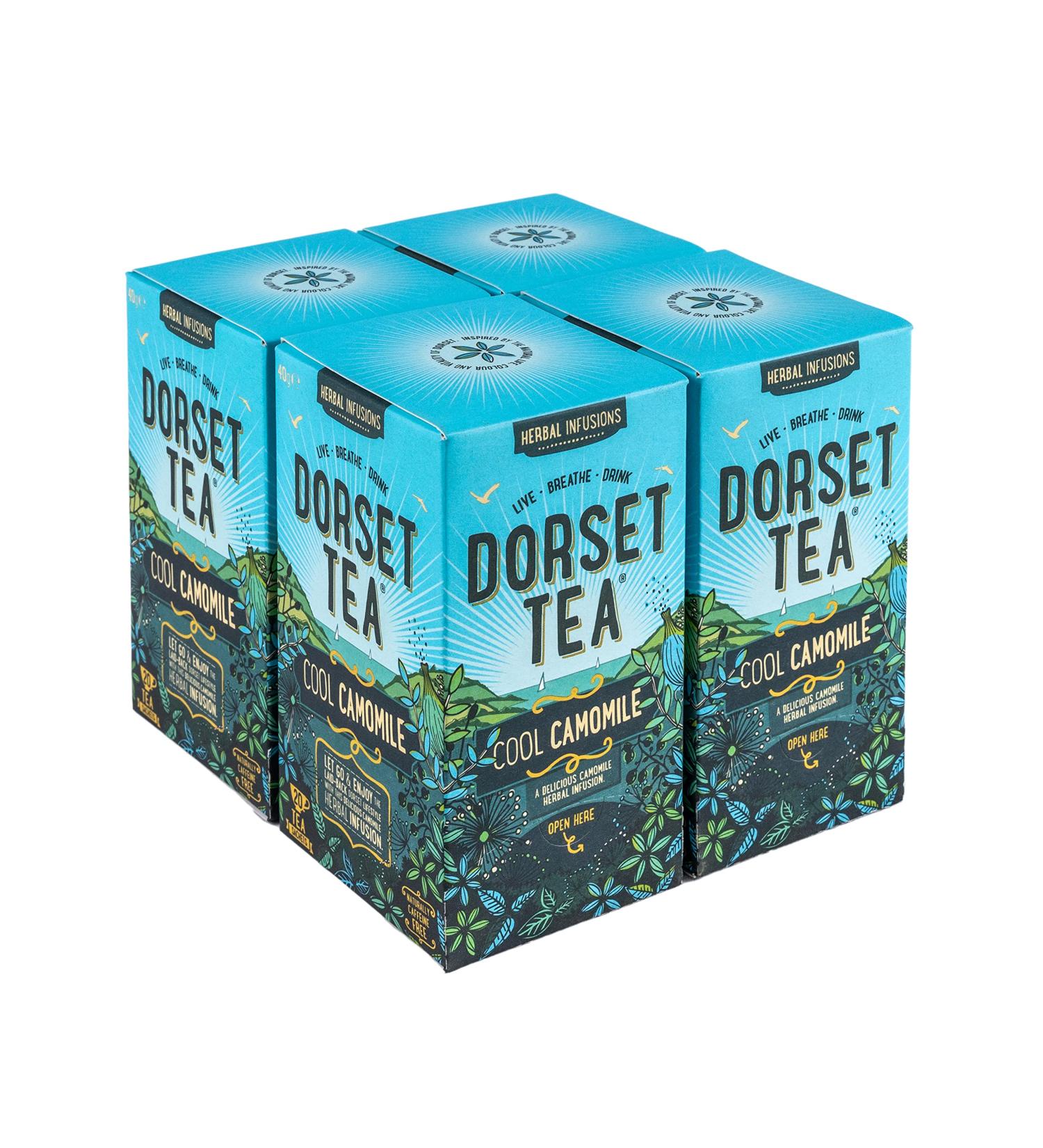 Dorset Tea Cool Camomile Tea Bags - 80 Count, Caffeine Free Herbal Tea - Buy Online on GoSupps.com