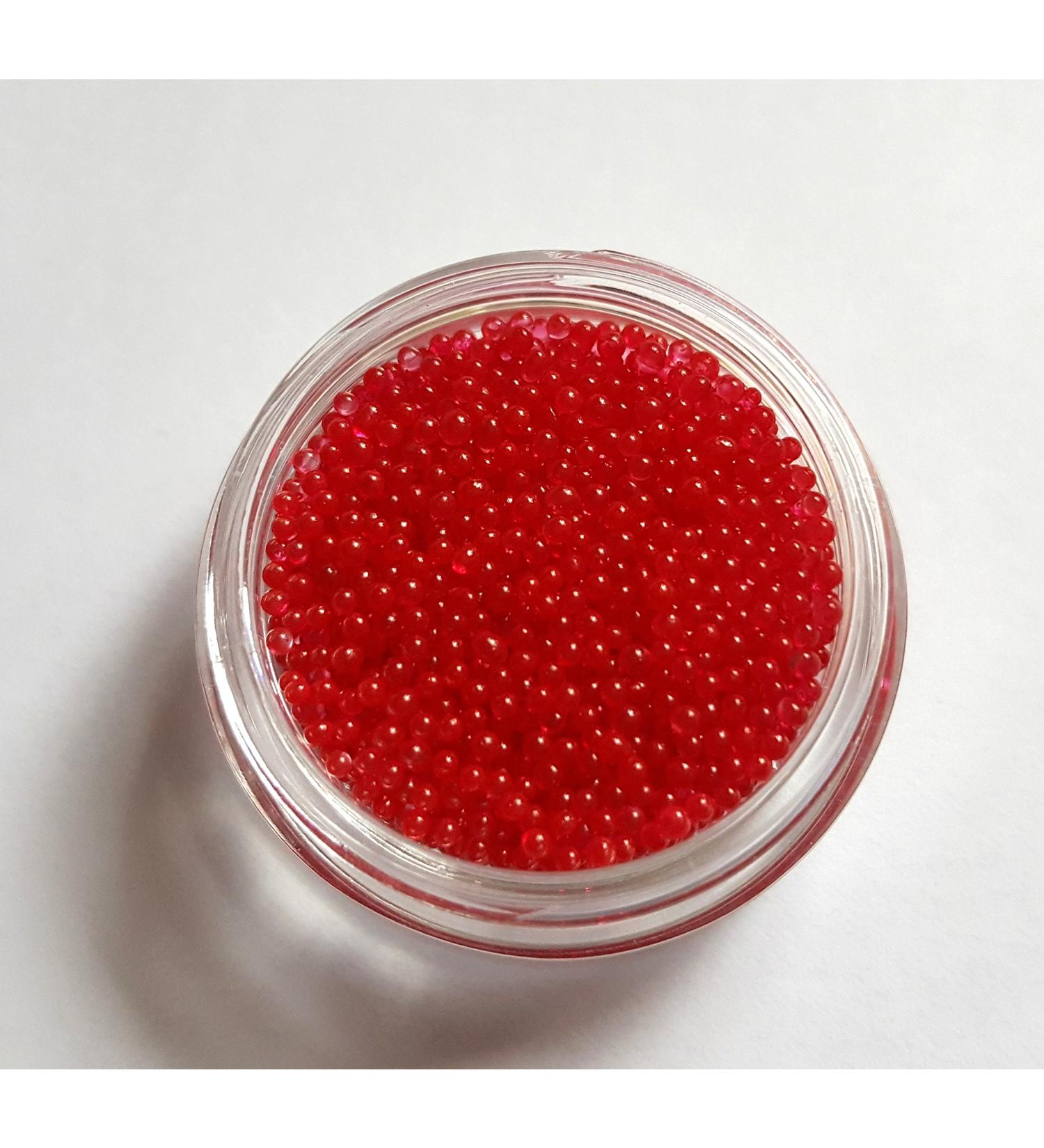 New nail art jugs caviar micro glass pearls in red balls microperlen nail design nail art manicure pedicure insertion accessories glitter glitter