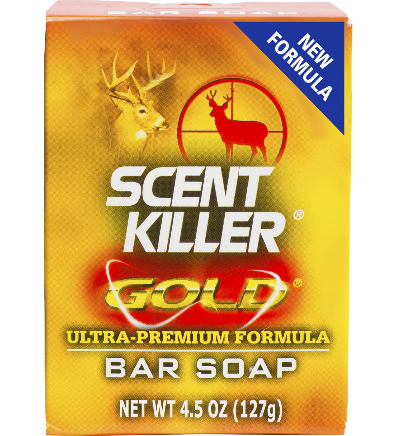 Scent Killer Gold Bar Soap by Wildlife Research - Eliminate Odors for Stealthy Hunting - Buy Online on GoSupps.com