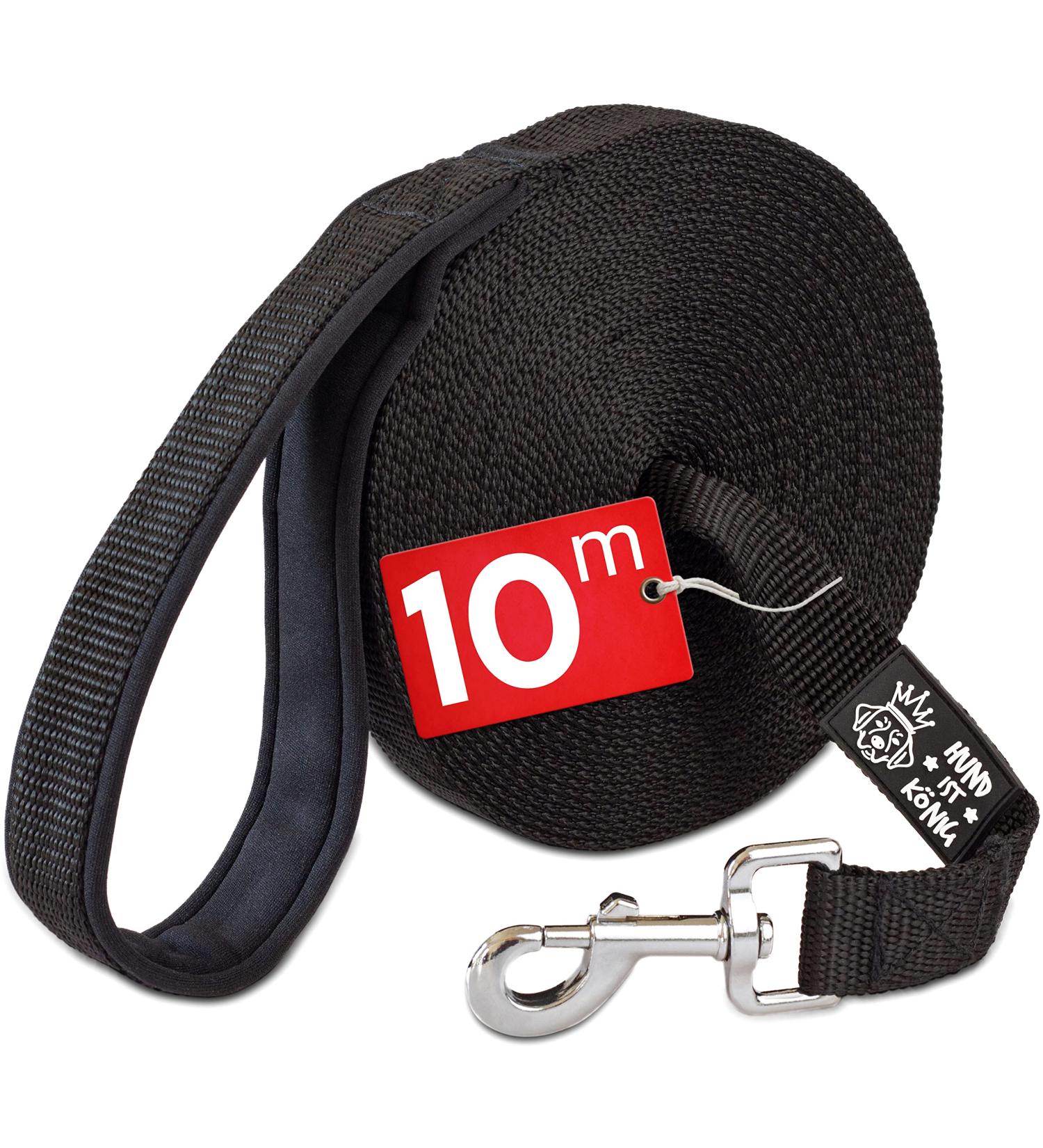 Dog is K nig 10m Drag Line for Dogs | Comfortable Grip Leash | Water-Repellent Dirt-Resistant | Ideal for Dog Training + Free eBook - Buy Online on GoSupps.com