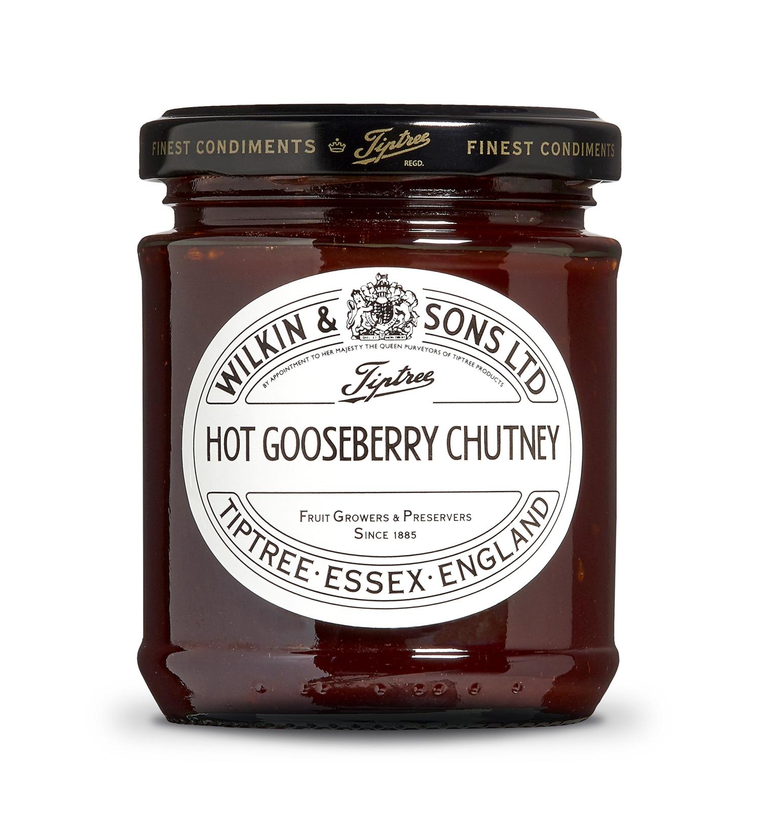 Tiptree Hot Gooseberry Chutney 230g - Tangy & Spicy Condiment - Buy Online on GoSupps.com