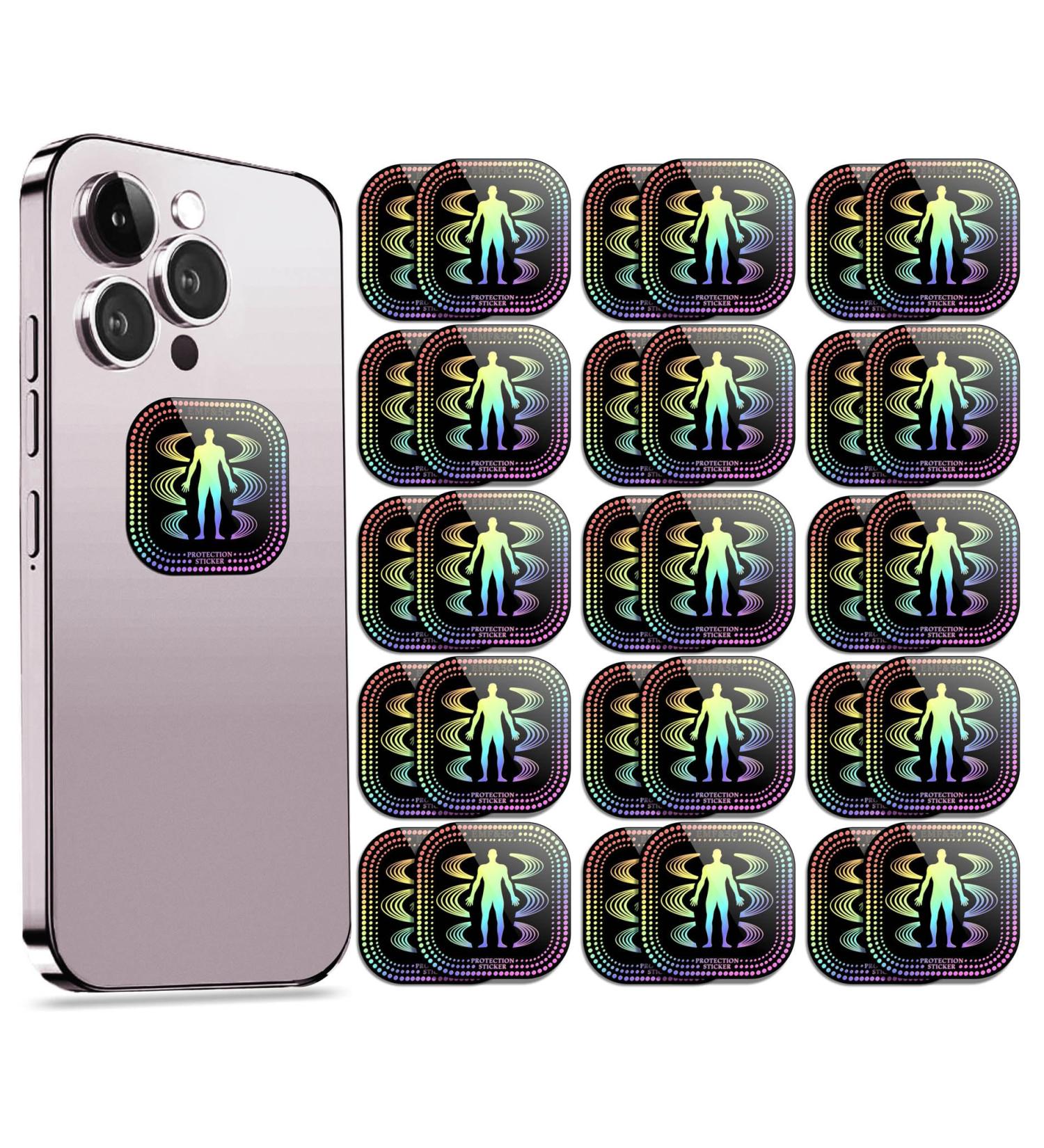 30 Pack Black Cell Phone Stickers for Smartphones Tablets Laptops & Computers - Stylish WiFi Decals for Customization - Buy Online on GoSupps.com