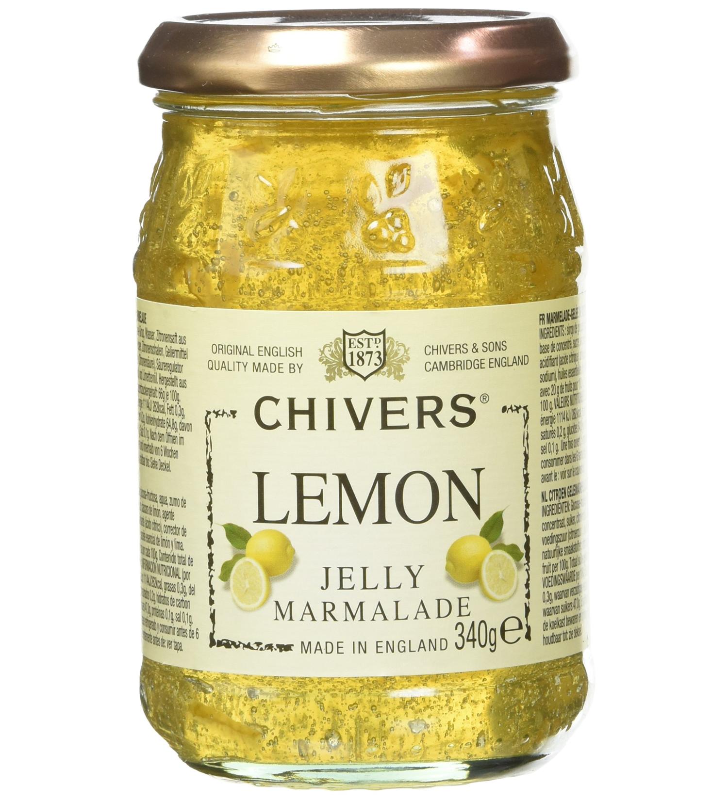 CHIVERS Lemon Marmalade 340 g - Pack of 3 - Buy Online on GoSupps.com