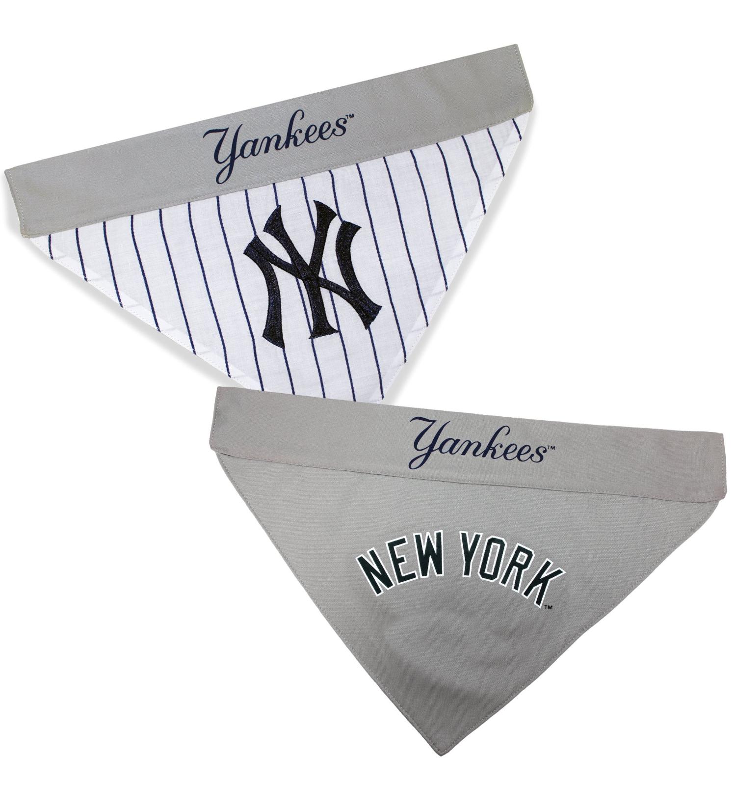 MLB New York Yankees Reversible Pet Bandana - Large/X-Large | Team Color MLB Pet Accessories - Buy Online on GoSupps.com