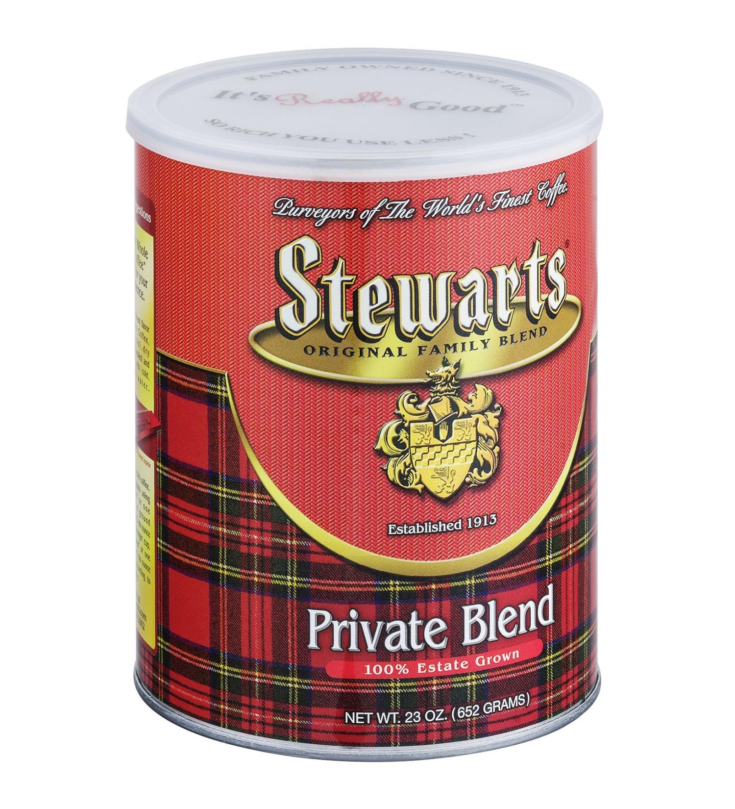 Stewarts Original Family Blend Private Blend Coffee, 23 Ounce (Pack of 6)