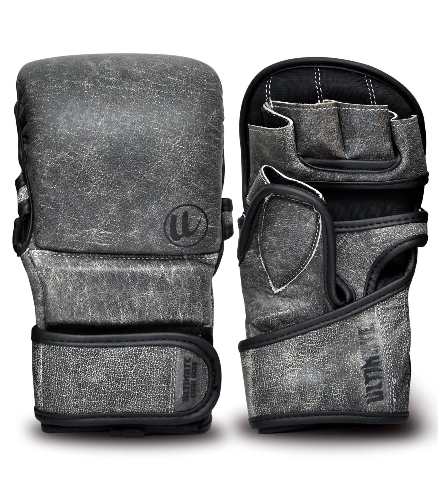 Ultimate - Antique - Gray Series MMA Sparring Gloves - Genuine Leather Large-X-Large - Buy Online on GoSupps.com