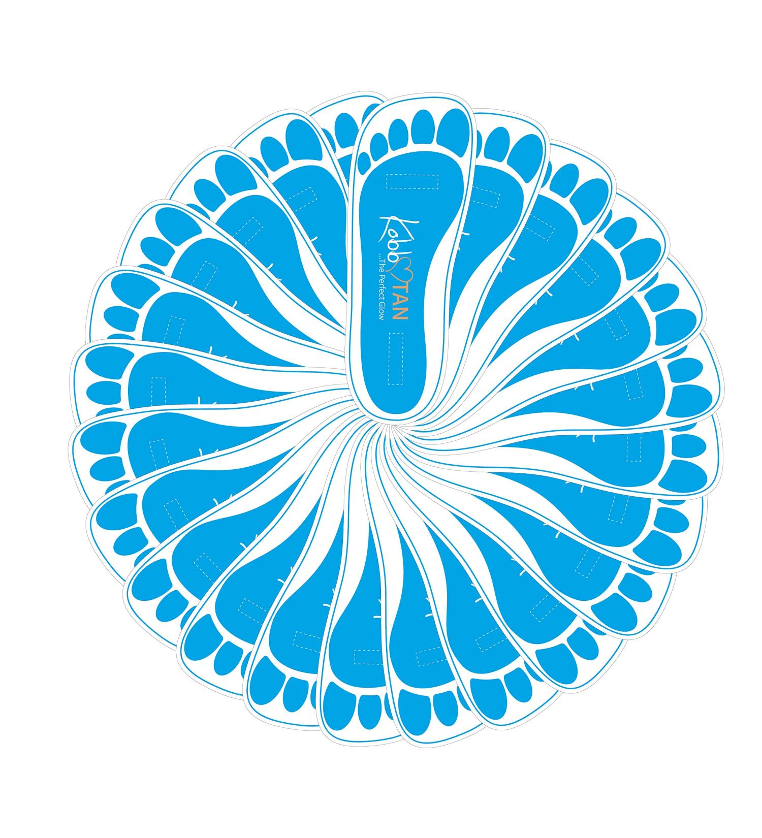 240 Feet Blue Spray Tan Pads for Sunless Tanning - Pack of 120 Pairs - Buy Online on GoSupps.com