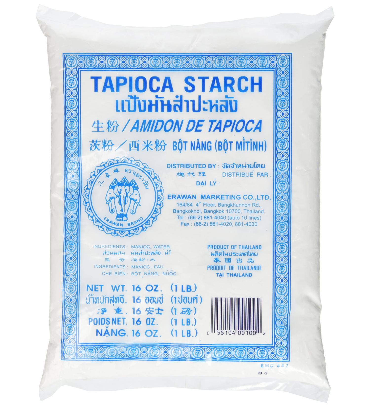 Tapioca Starch Powder 16 Oz - Premium Quality Gluten-Free Thickening Agent - Buy Online on GoSupps.com