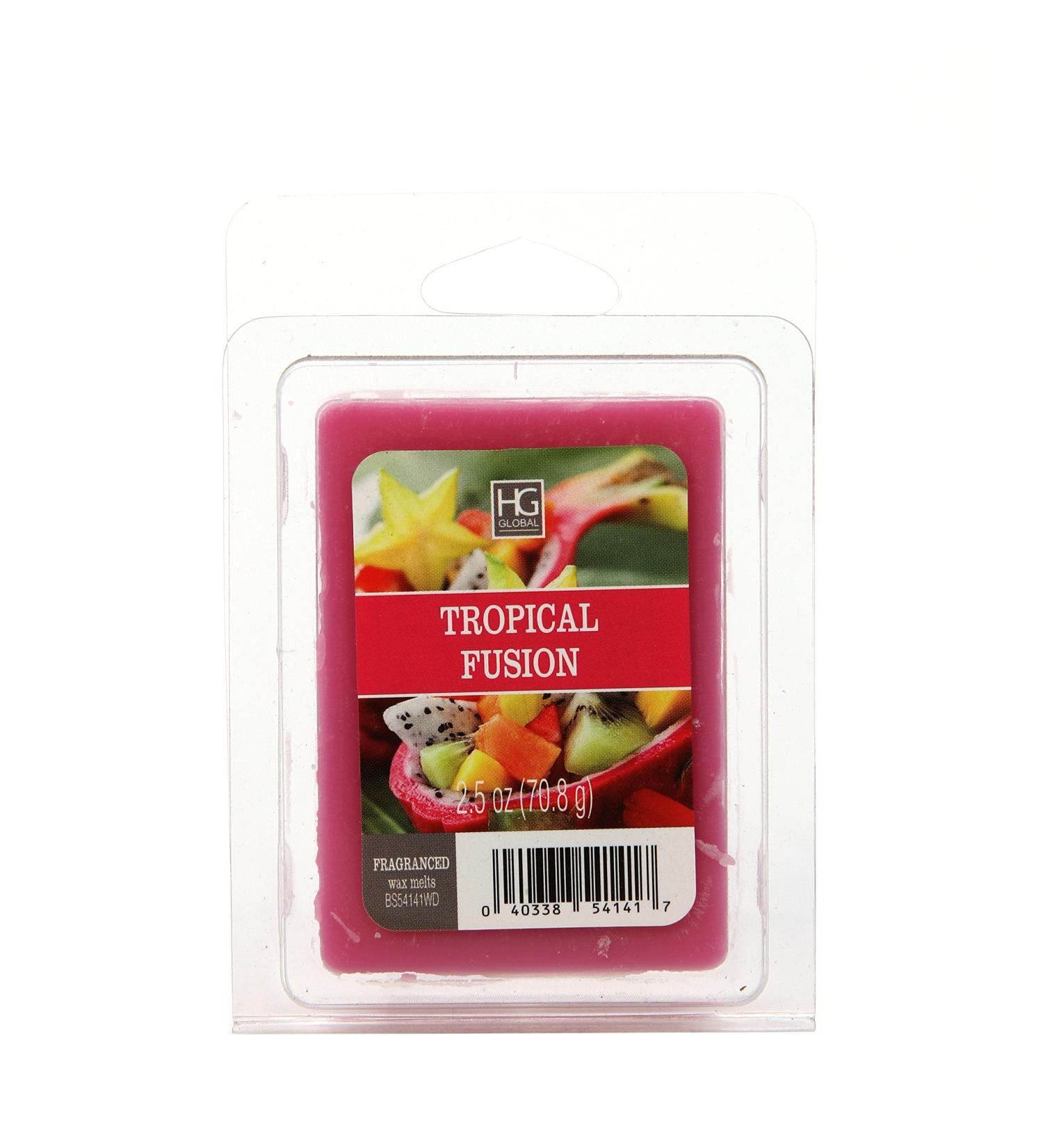 Hosley Tropical Fusion Wax Melts - Hand Poured 2.5 oz | Essential Oil Infused | Perfect for Weddings Spa & Meditation - Buy Online on GoSupps.com