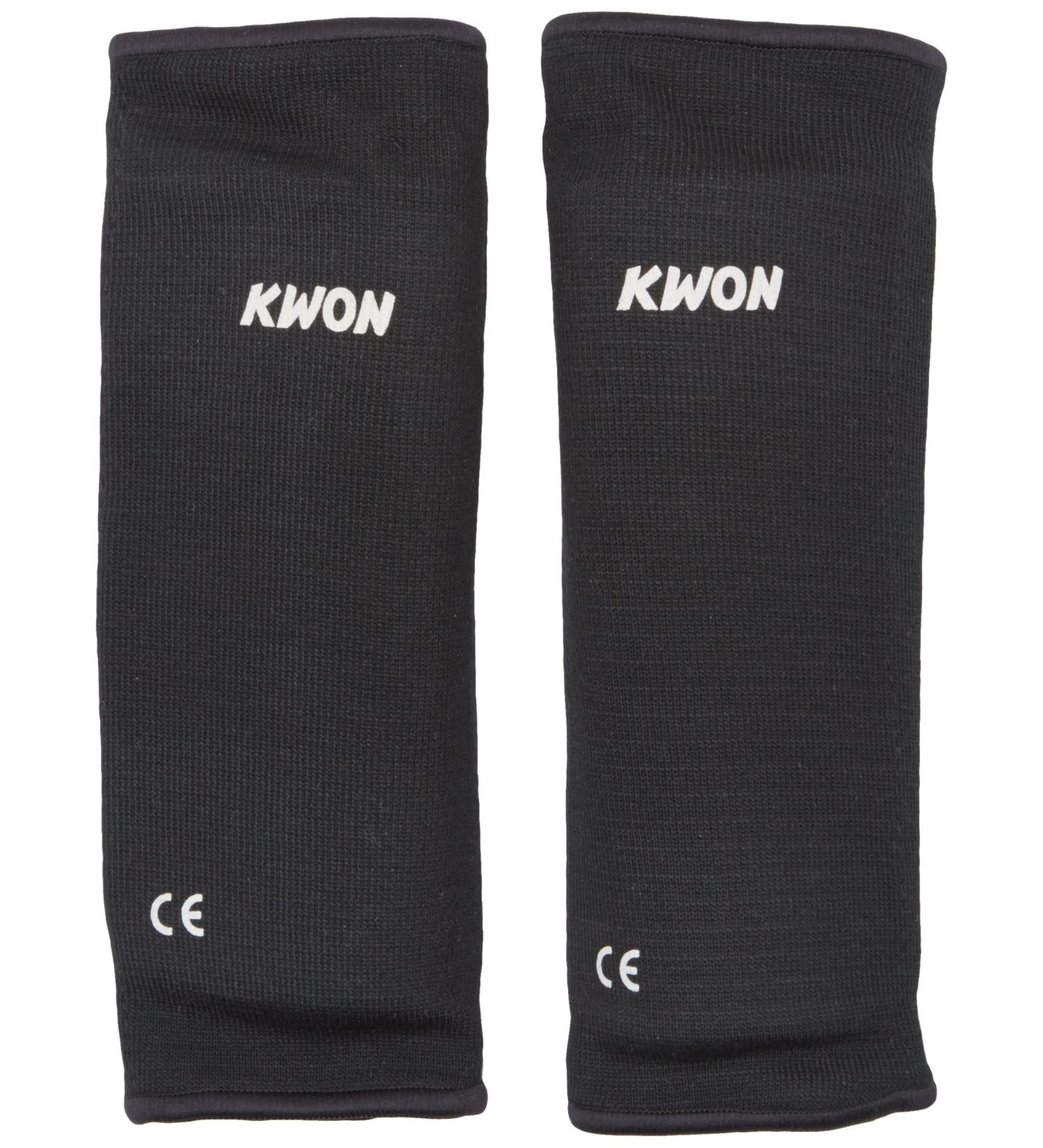 Kwon forearm guards fabric CE black senior