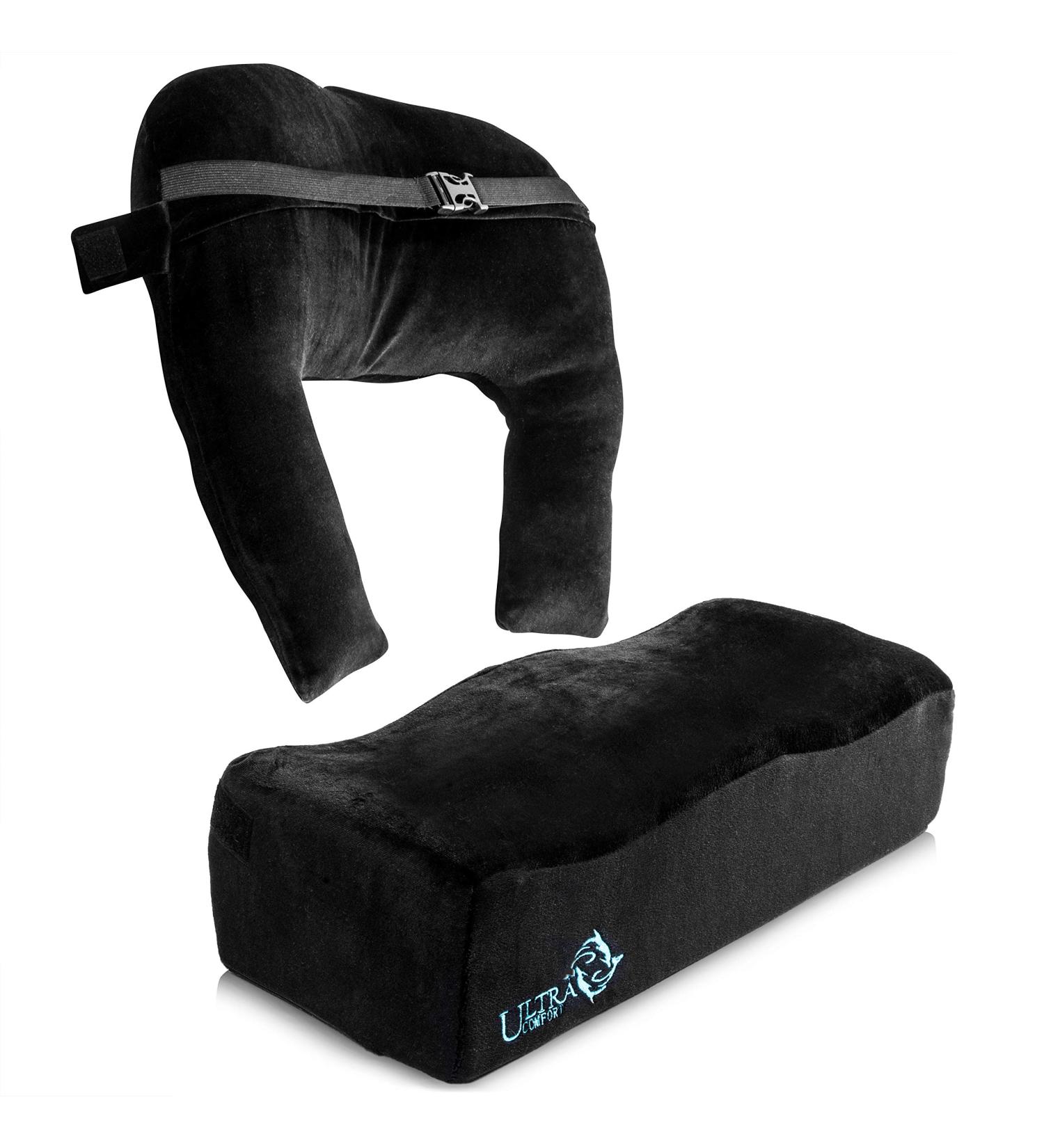 Brazilian Butt Lift Recovery Pillow with Back Support - Dr. Approved Post-Op Cushion for Comfortable Sitting at Home, Travel & Work - Buy Online on GoSupps.com