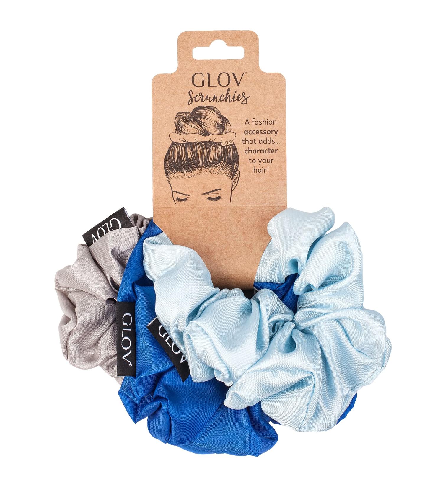Shop Satin Hair Tie Scrunchies for Girls | 3-Piece Rubber Hair Band Set - Perfect for Braiding & Styling - Buy Online on GoSupps.com
