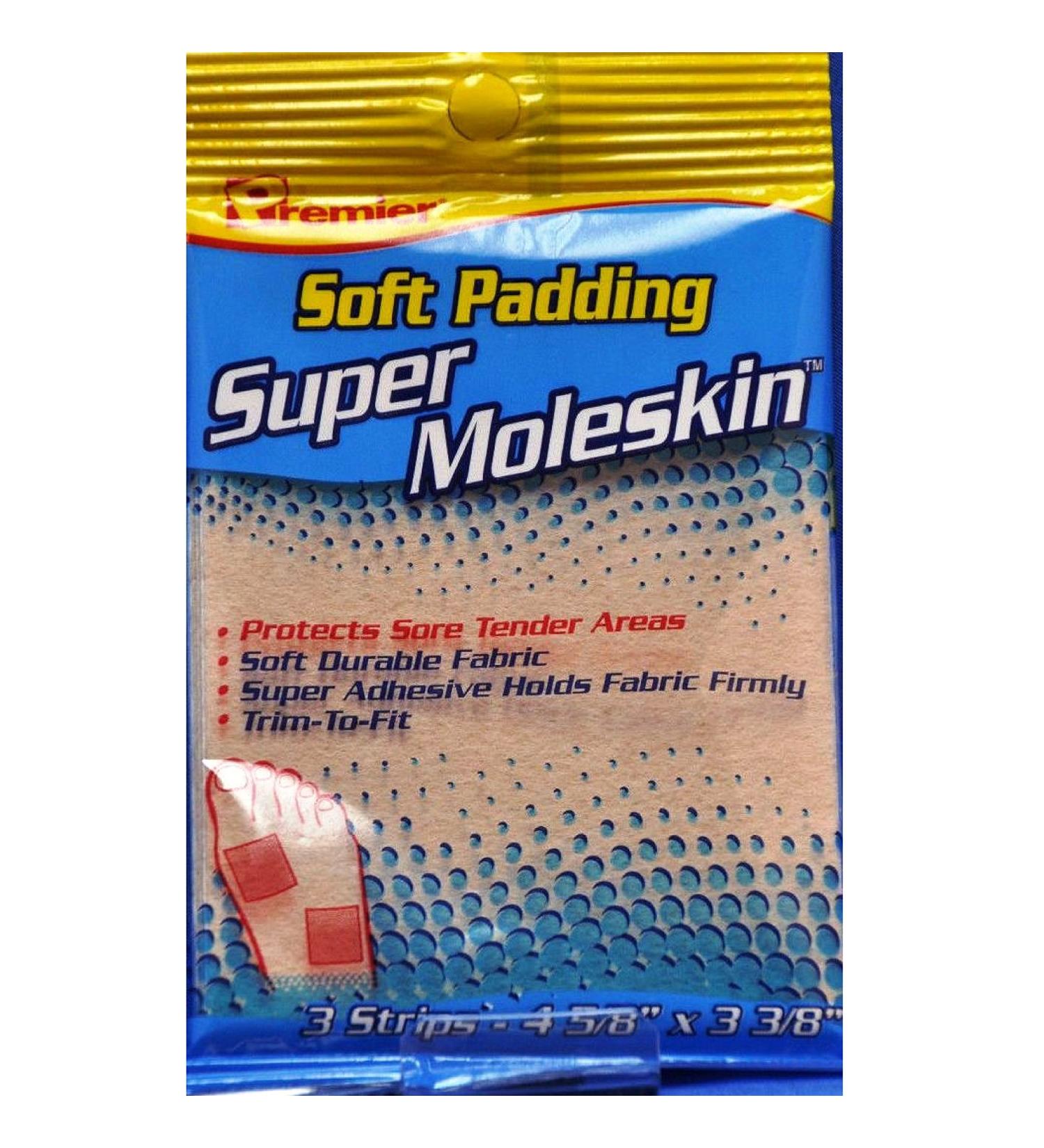 Premier Super Moleskin for Corns and Calluses - Package of 3 Sheets