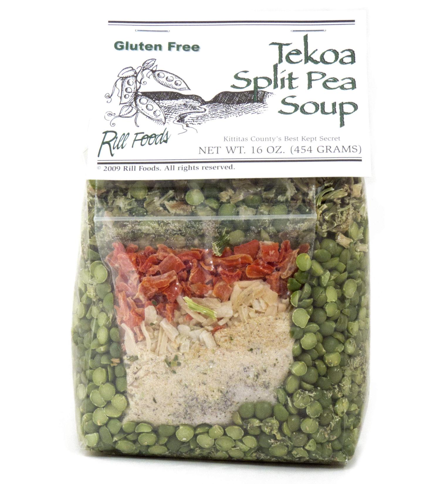 Rill Foods Tekoa Split Pea Soup Mix 16 oz 1 Pound (Pack of 1)