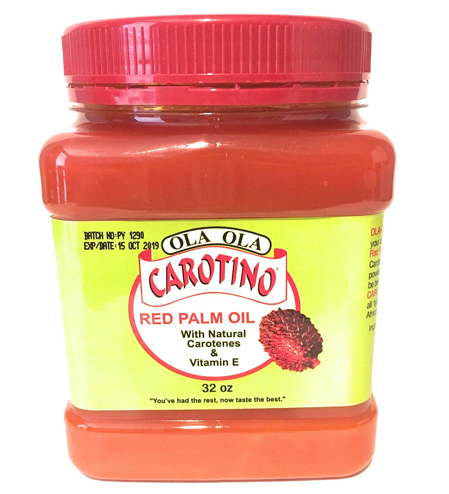 Ola Ola Carotino Red Palm Oil (32 Oz) 2 Pound (Pack of 1)