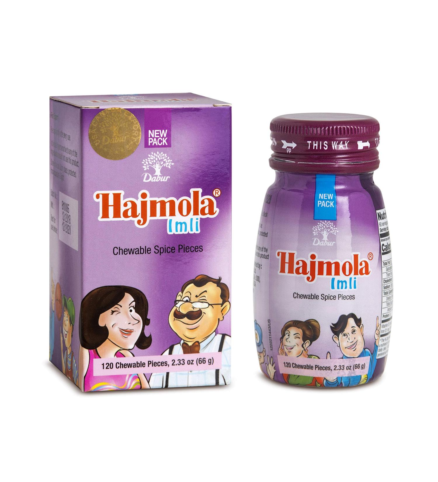Dabur Hajmola Imli Tabs - 120 chewable pieces (for digestion)