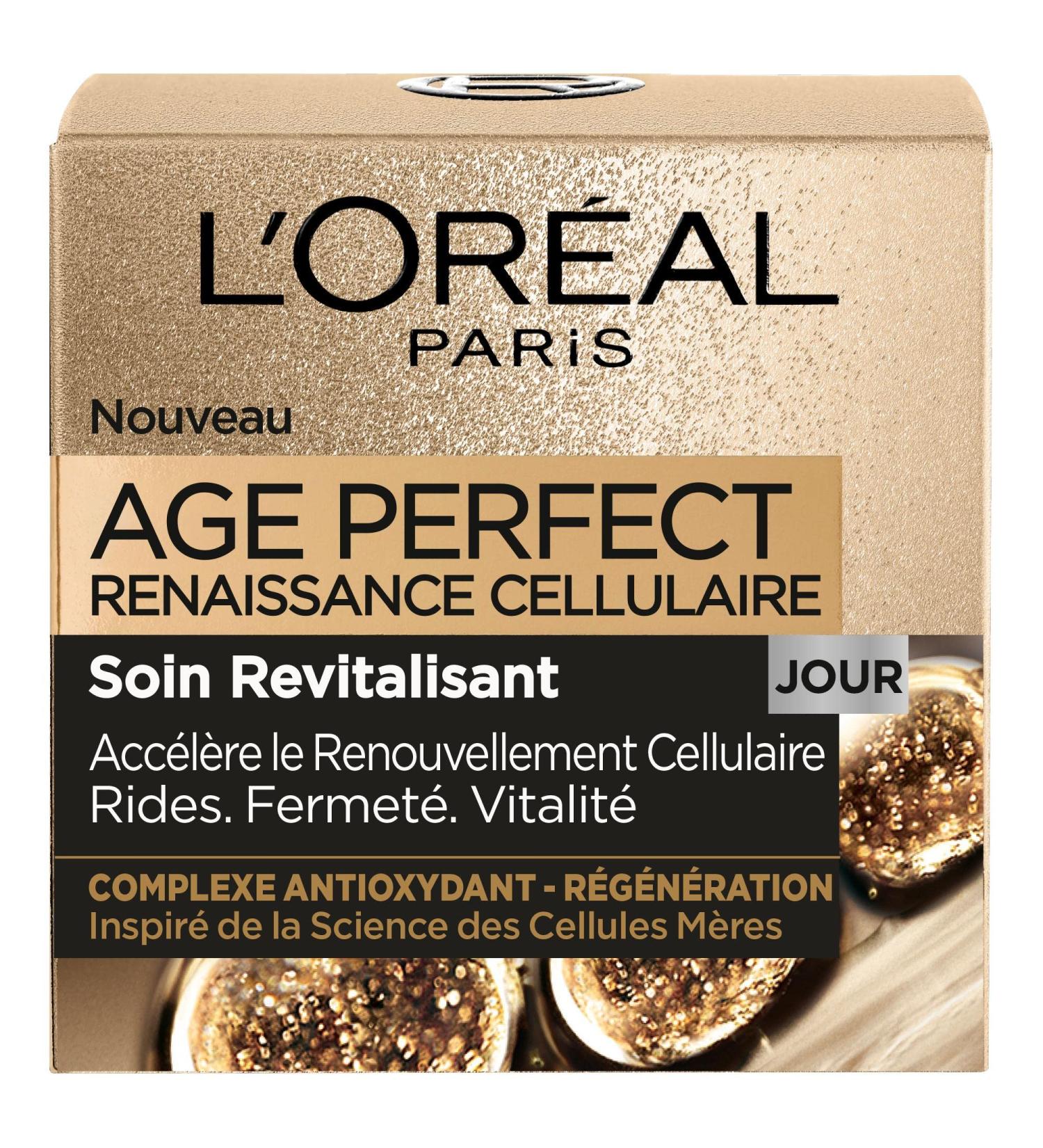 L Or al Paris Age Perfect Cellular Renaissance Day Cream Revitalizing Wrinkle Firmness & Vitality Treatment With Protective Antioxidant Complex All Skin Types 50 ml - Buy Online on GoSupps.com