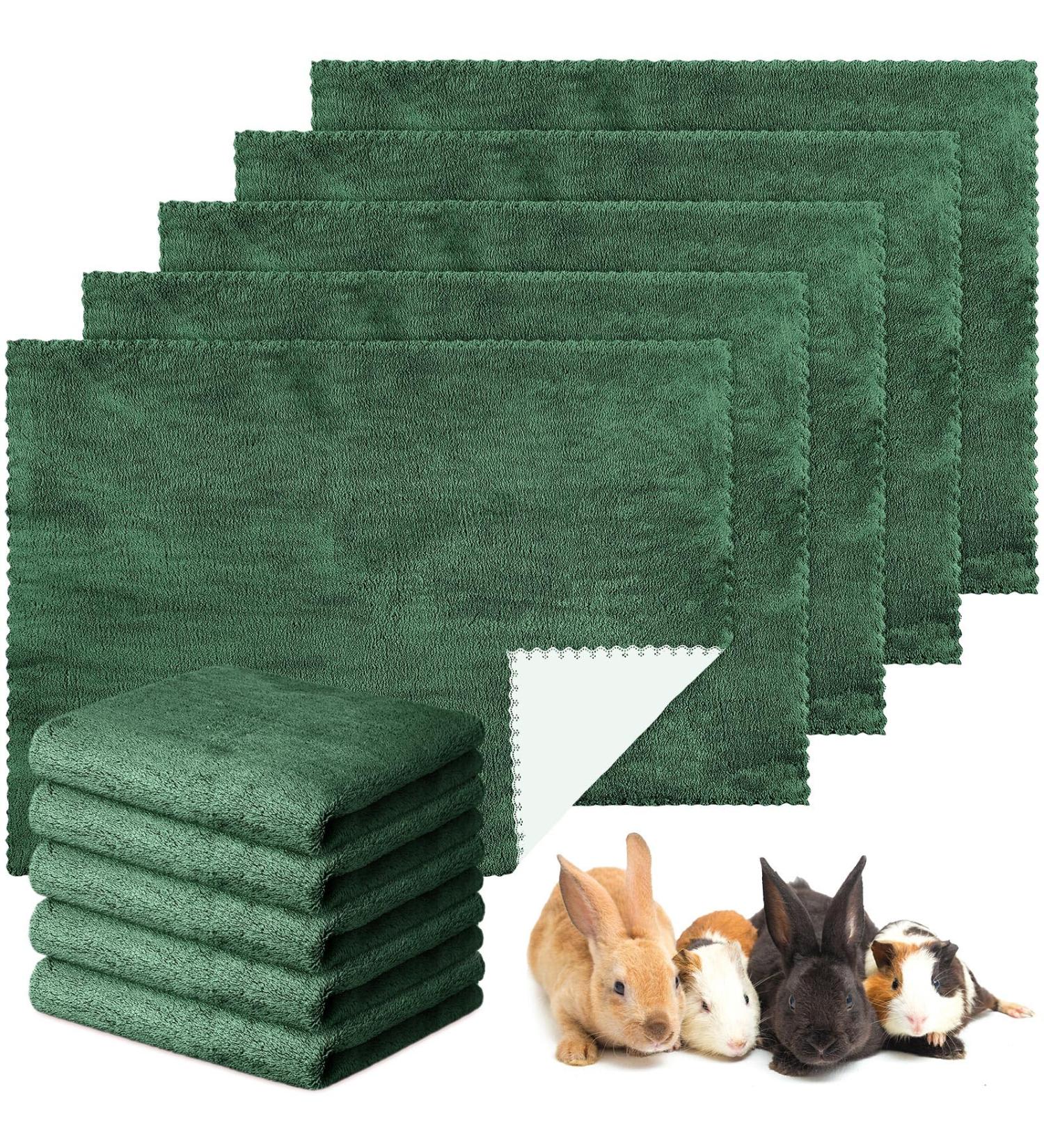 Panelee 10-Piece Washable Pet Ceilings for Dogs & Guinea Pigs - Waterproof Absorbent Reusable Sleeping Mats & Cage Inserts (Dark Green 18 x 24 inches) - Buy Online on GoSupps.com