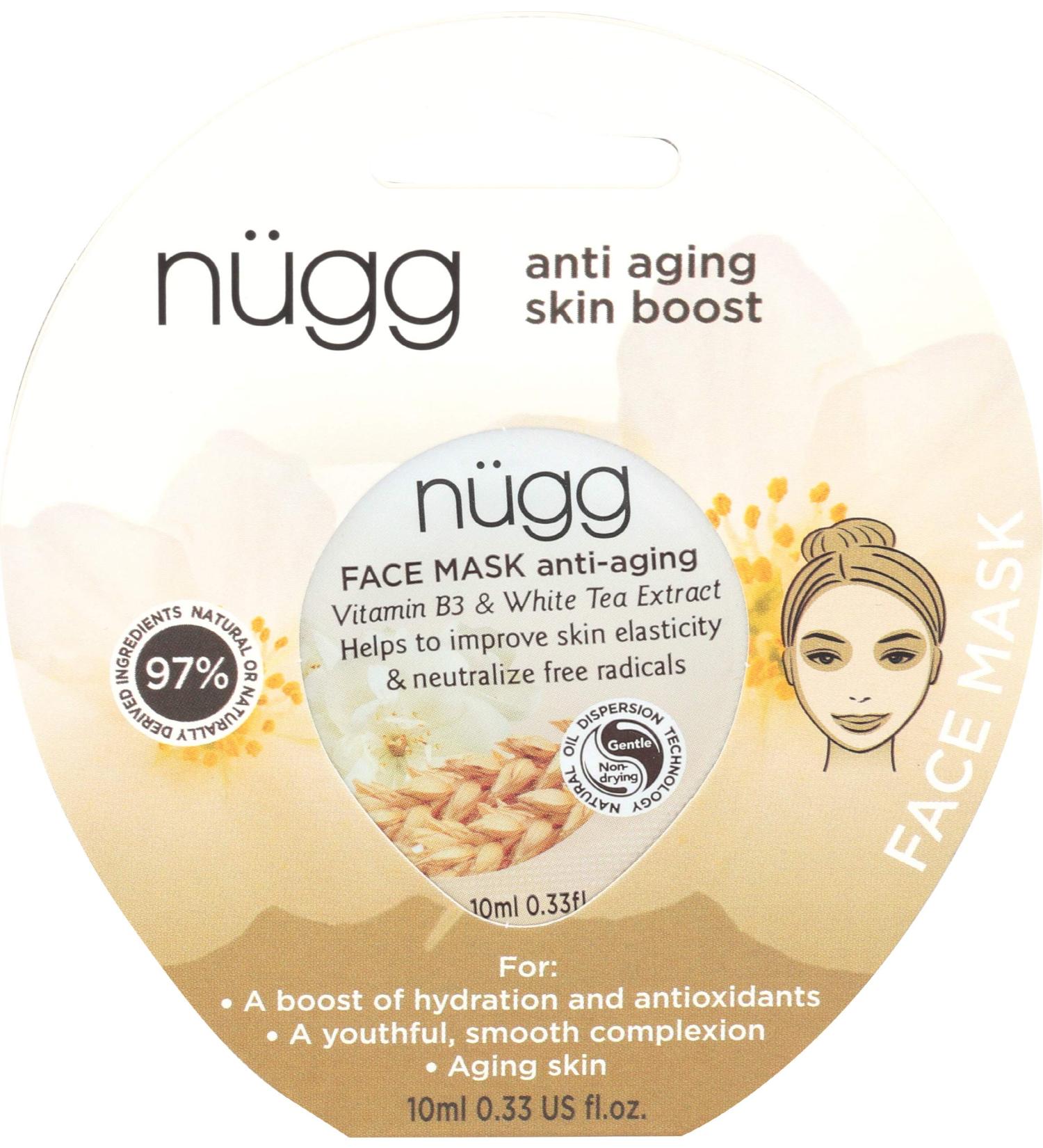 Nugg Youth Boost Antioxidant Gel Mask - Revitalize & Hydrate (10ml) - Buy Online on GoSupps.com