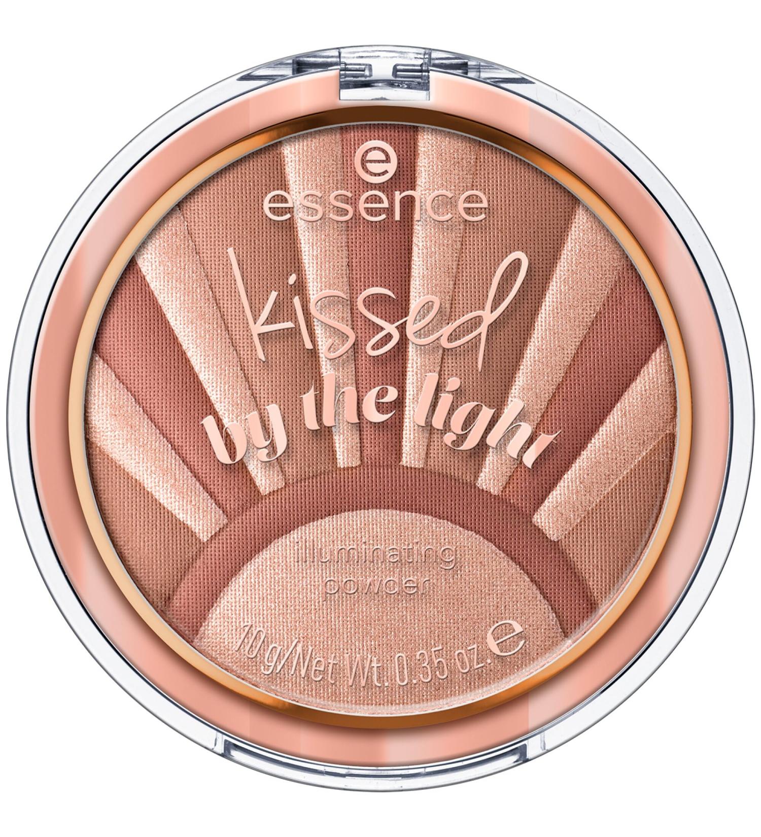 Essence Kissed by the Light Illuminating Powder No. 02 - Brown Radiant Vegan & Oil-Free Highlighter (10g) | Perfume-Free & Alcohol-Free - Buy Online on GoSupps.com