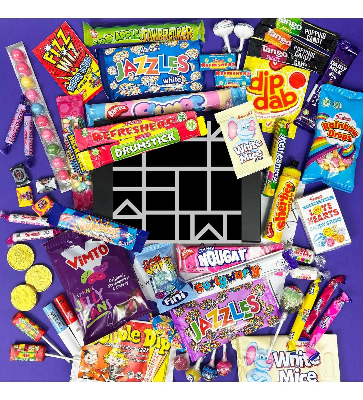 Ultimate Retro Sweets Hamper - Sweet Treats Retro Sweets Gift Hamper - Jam Packed with the Best Ever Retro Sweets - Buy Online on GoSupps.com