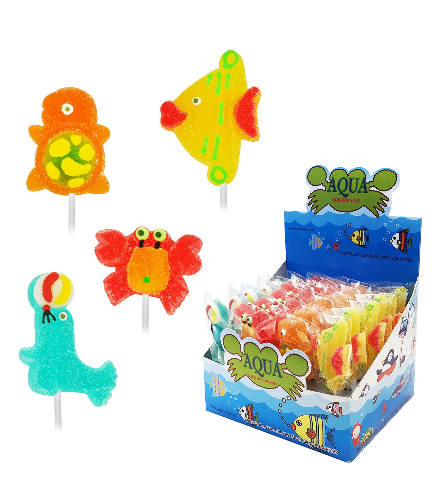 Gourmet Jelly Regular Aqua Candy 24 Pcs/Box