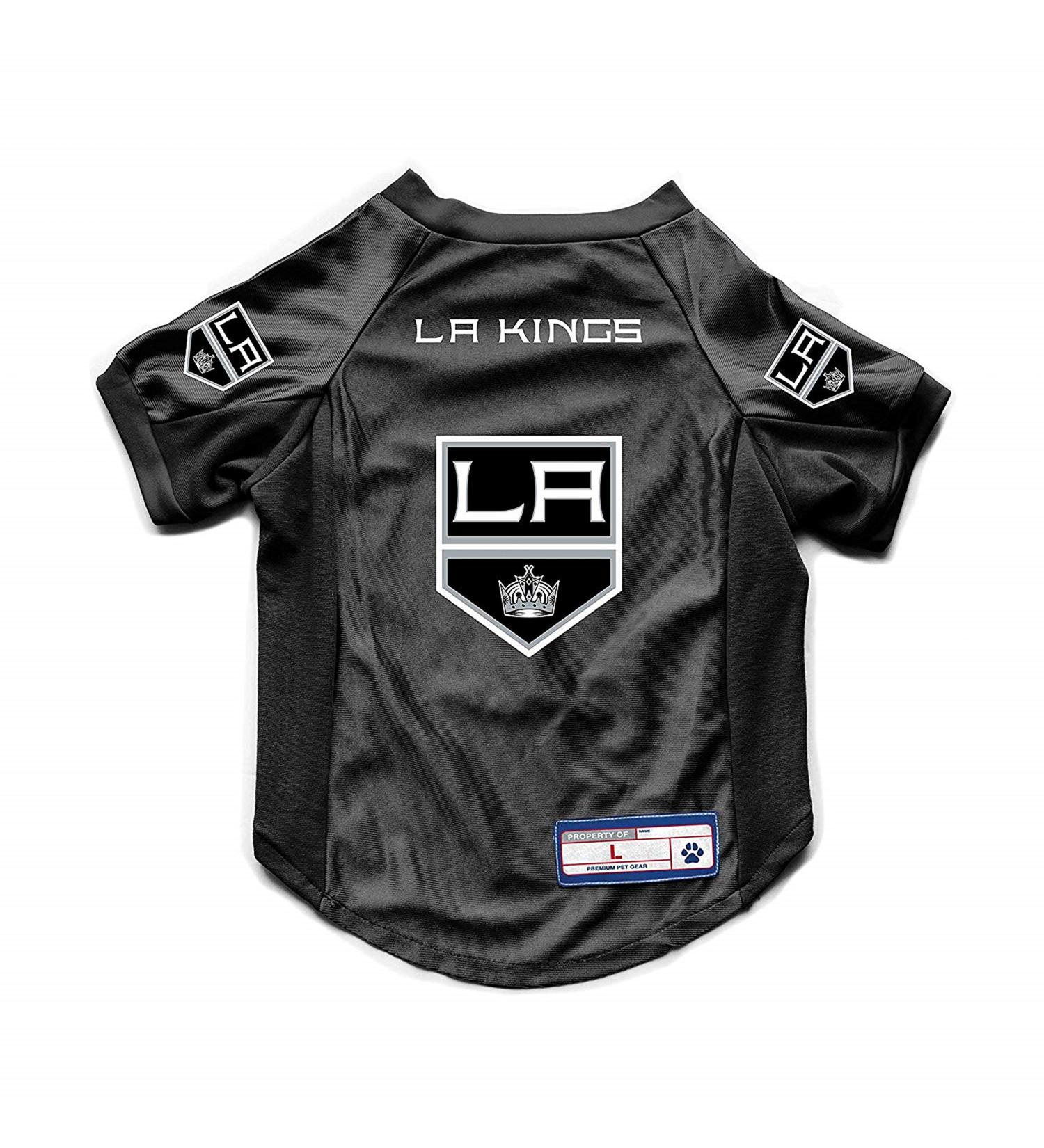 Little Earth NHL Stretch Pet Jersey - Sports Jersey for Dogs and Cats - Stretch Fabric Los Angeles Kings Big Dog