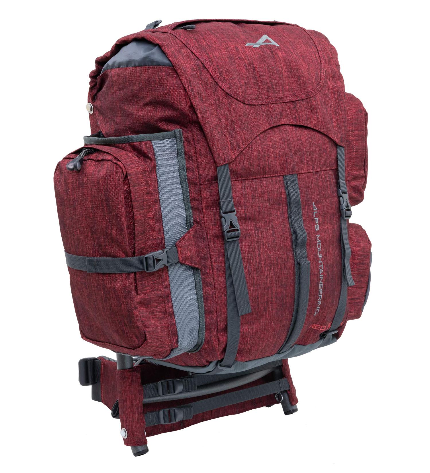 ALPS Mountaineering Rock 34L Backpack - Heather Red/Gray | 34 Liters - Buy Online on GoSupps.com