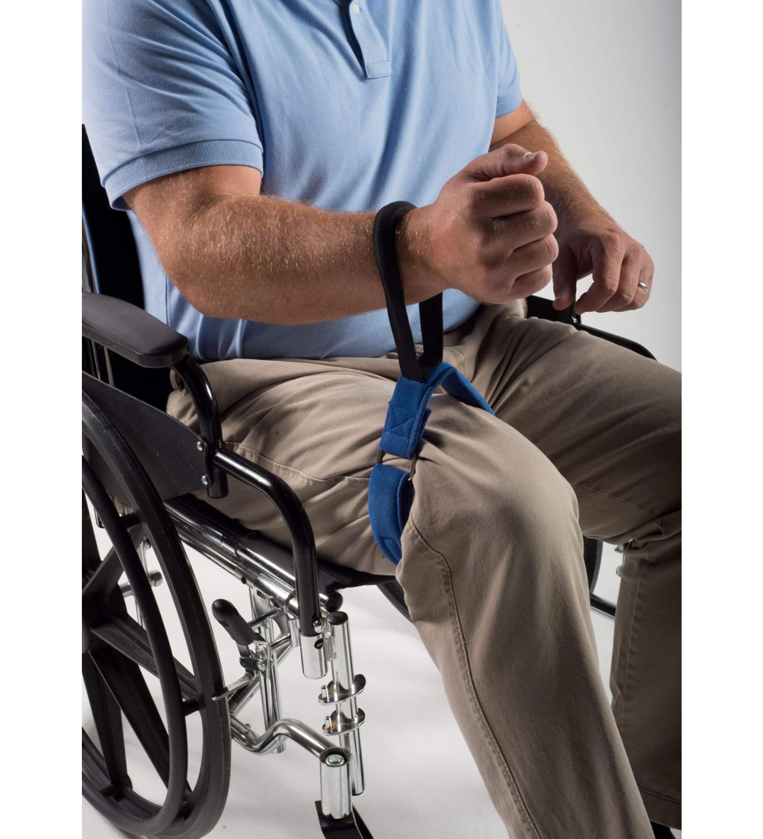 Patient Aid Thigh Lifter Strap - Leg Lift Assist Band with Padded Wrist Strap | Mobility Device for Disabled, Elderly, Limited Mobility | Ideal for Lifting, Movement, Transfer After Surgery & Bed Rest - Buy Online on GoSupps.com