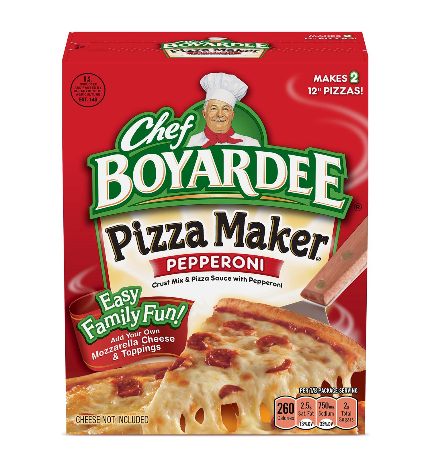 Chef Boyardee Pepperoni Pizza Maker 31.85 oz - Easy Meal Solution for Quick and Delicious Pizza at Home - Buy Online on GoSupps.com