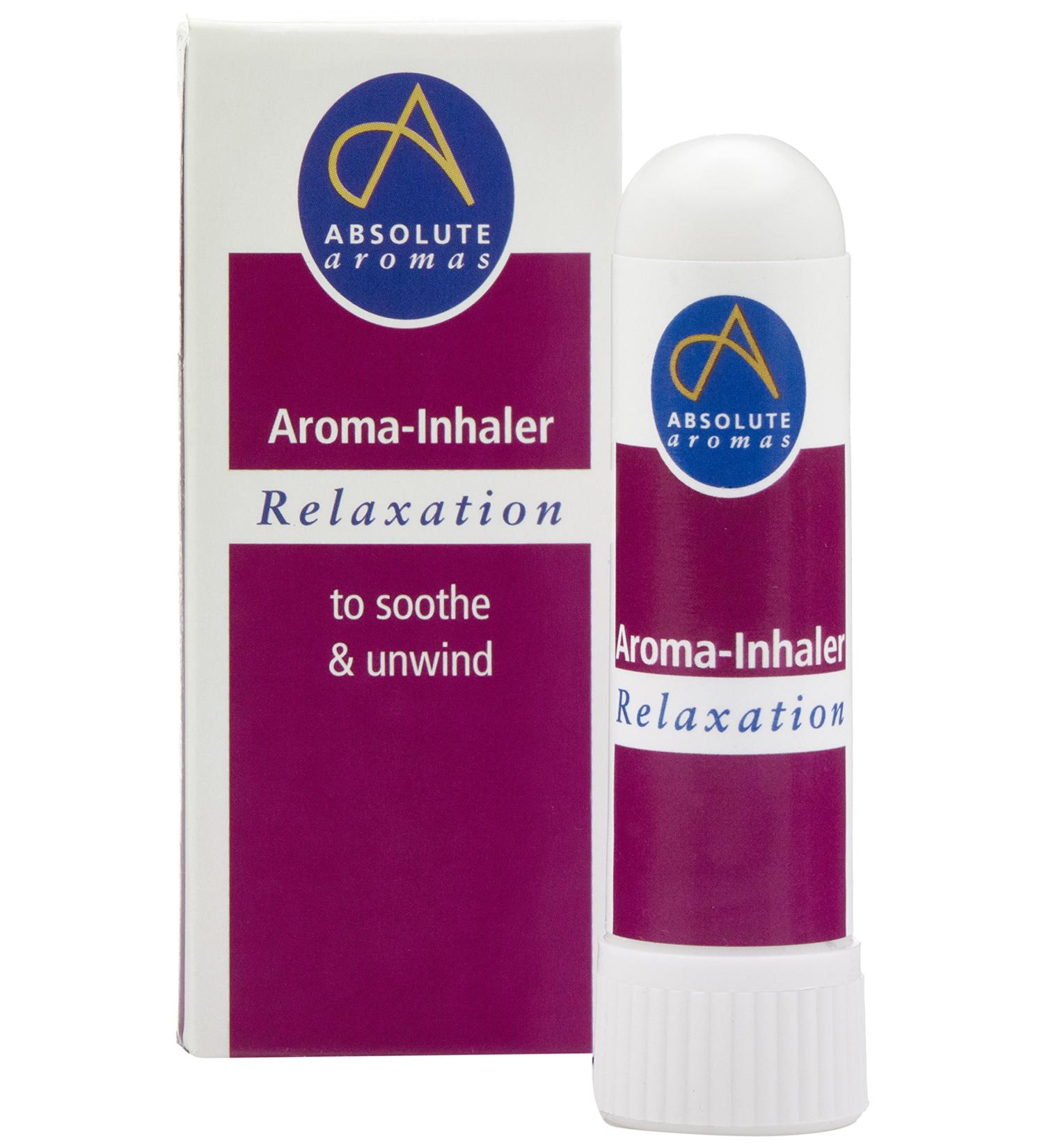 Absolute aromas relaxation aroma inhaler with 100% pure natural essential oils - lavender bergamot and chamomile - an immediate and beautiful aroma to calm and calm down.