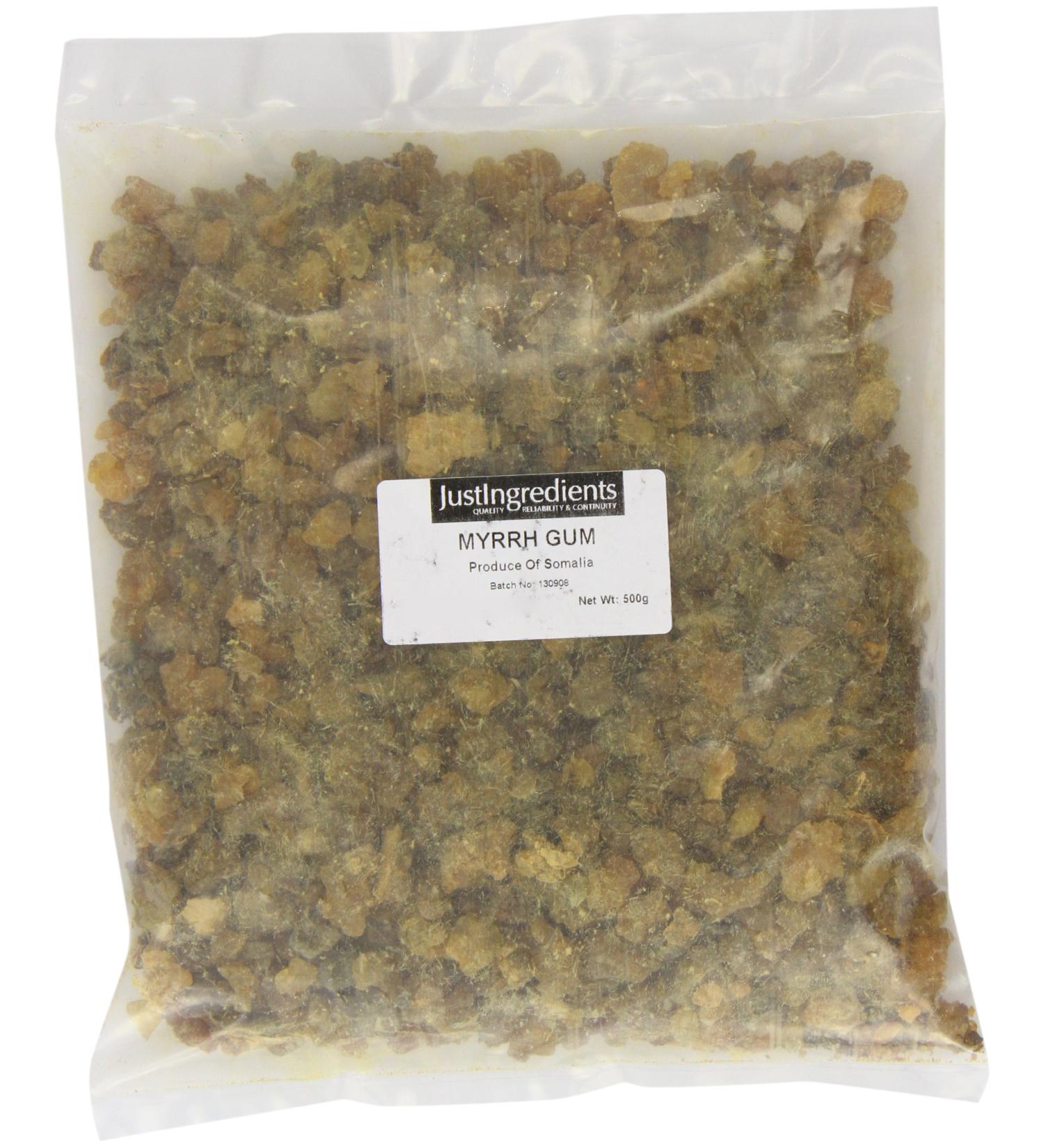 JustIngredients Essential Myrrh Resin Eraser 500g - Buy Online on GoSupps.com