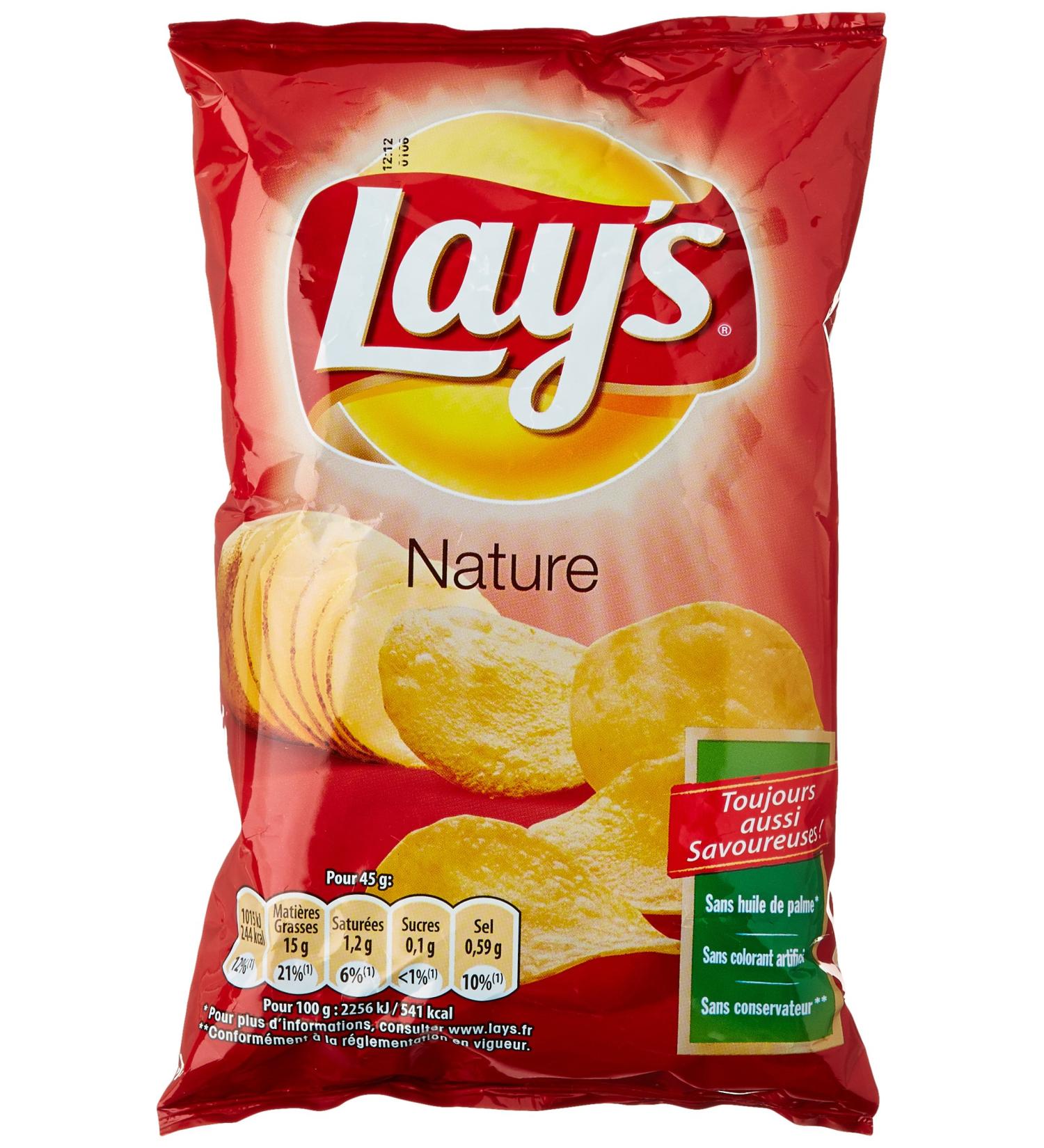 Lay's Chips Nature 45 g - Buy Online on GoSupps.com