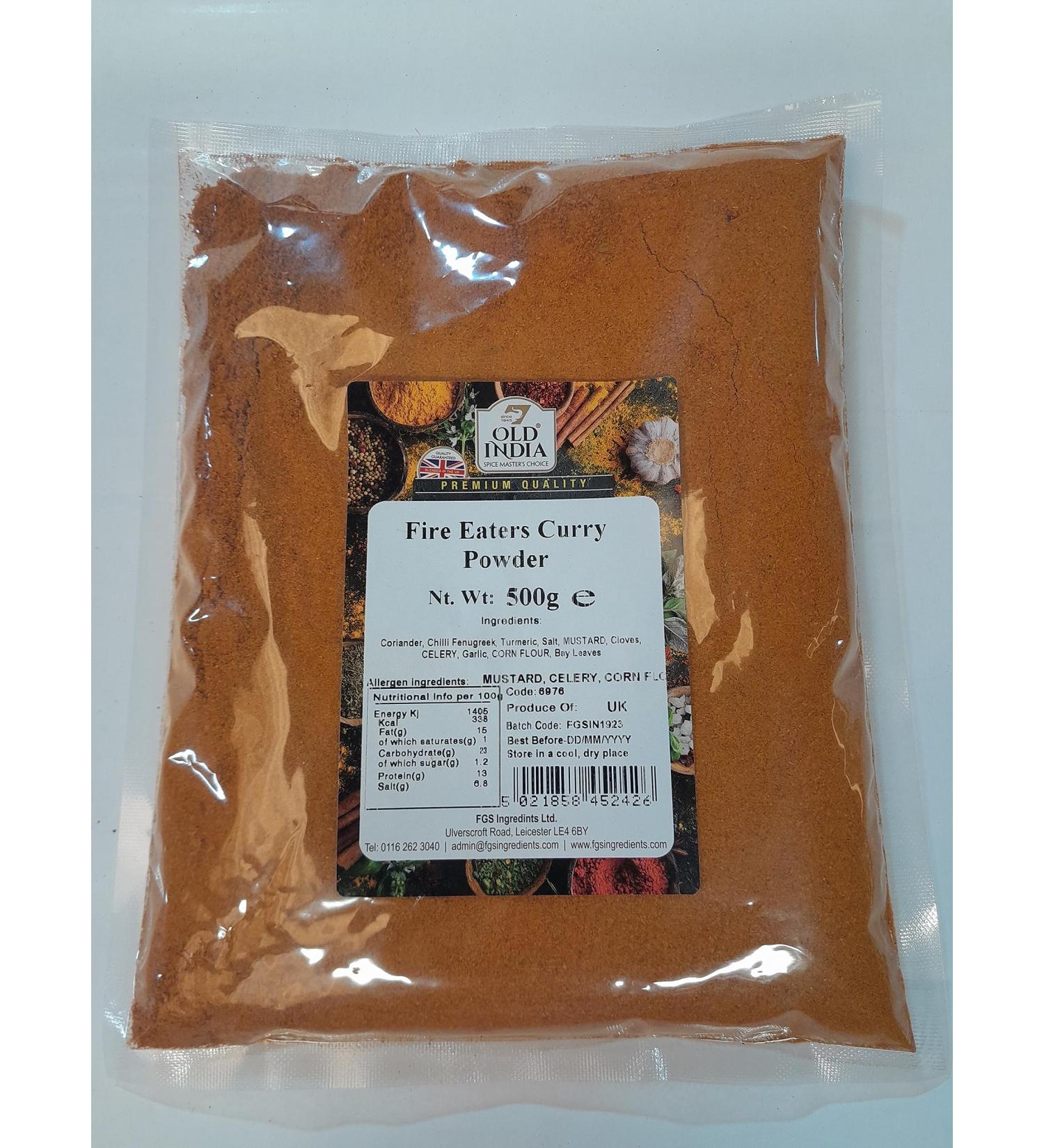 Old India Fire Eaters Curry Powder 500g