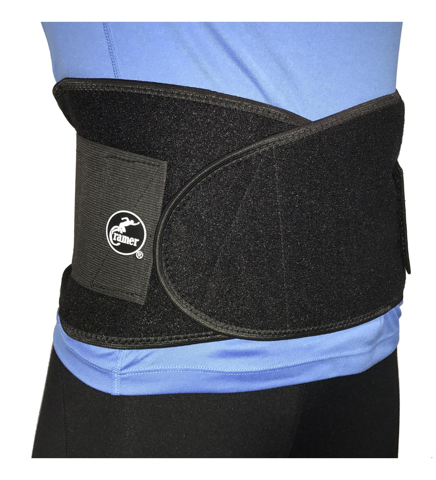 Cramer Double Strap Back Support Waist Belt Abdominal & Lumbar Support Brace for Back Pain Relief Compression & Posture Small/Medium - Buy Online on GoSupps.com