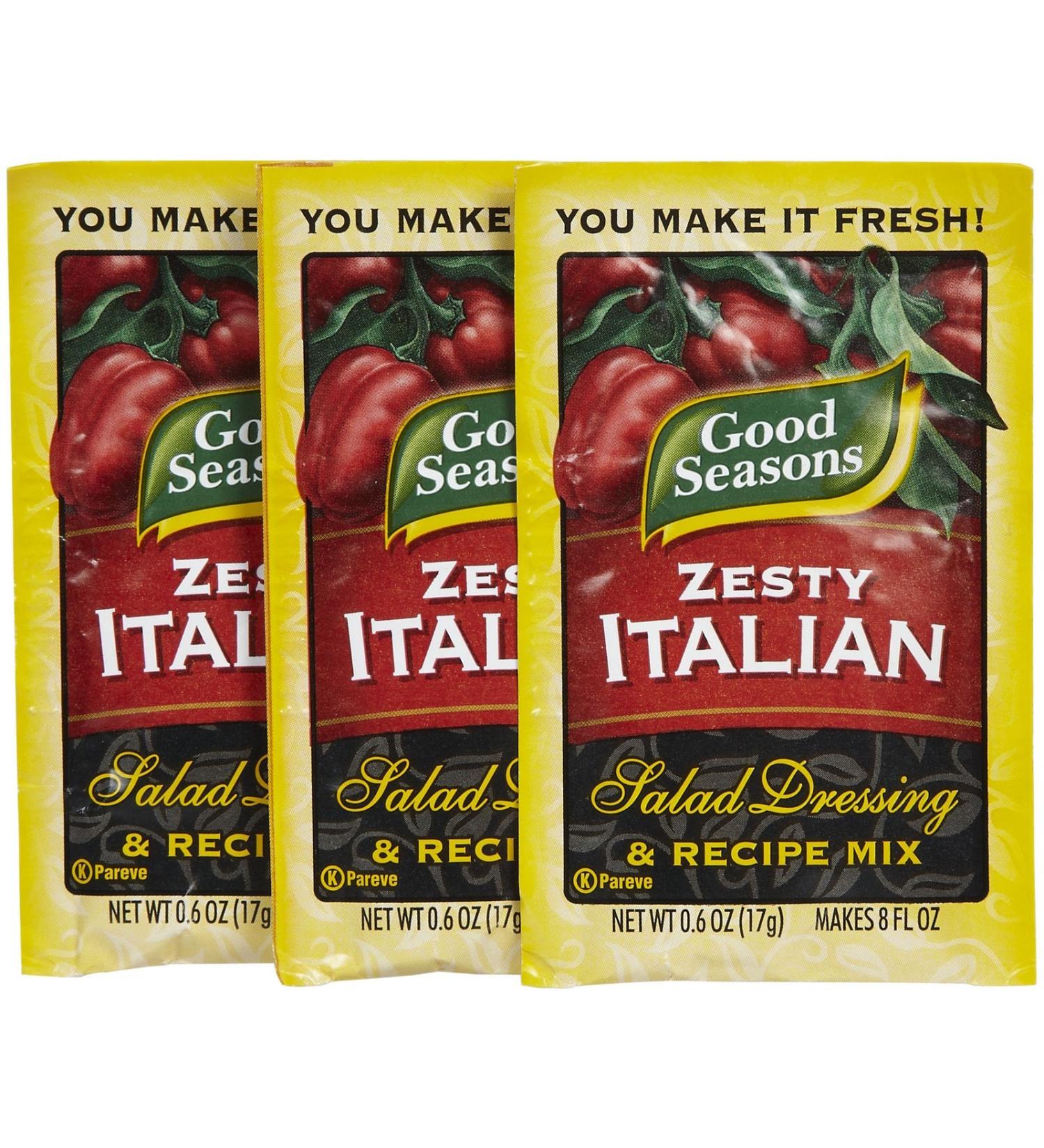 Good Seasons Zesty Italian Dressing Mix 0.6 oz 3 pk