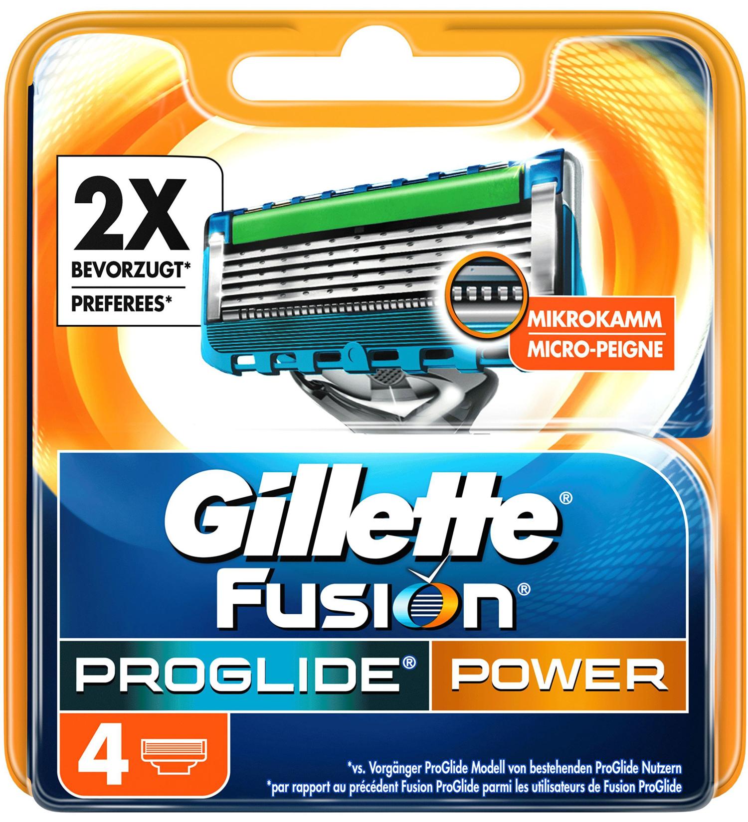Buy Discontinued Gillette Fusion ProGlide Power Razor Blades - 4 Pack | International Shipping Available - Buy Online on GoSupps.com